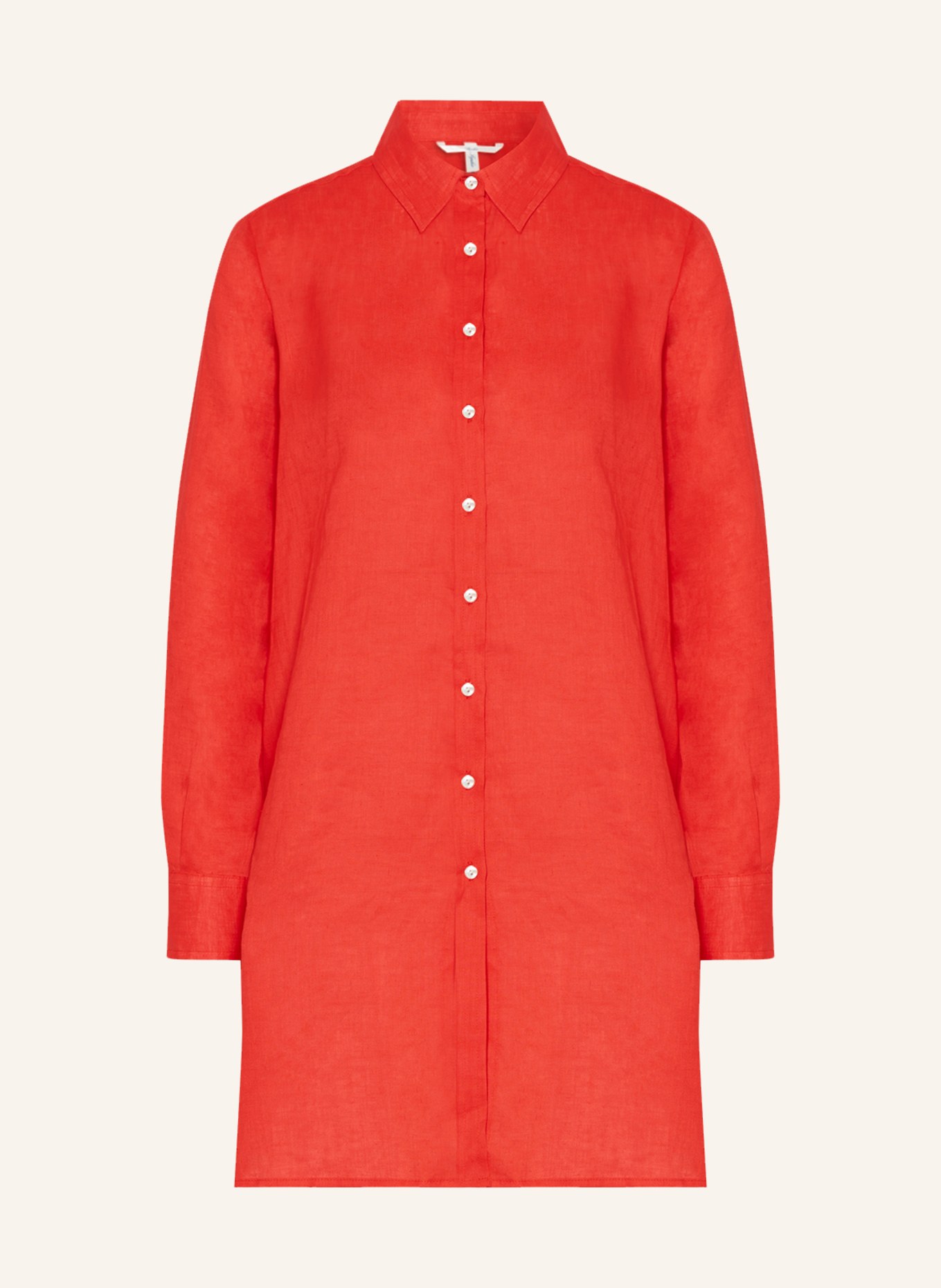 Sophie Shirt dress MADA made of linen, Color: RED (Image 1)