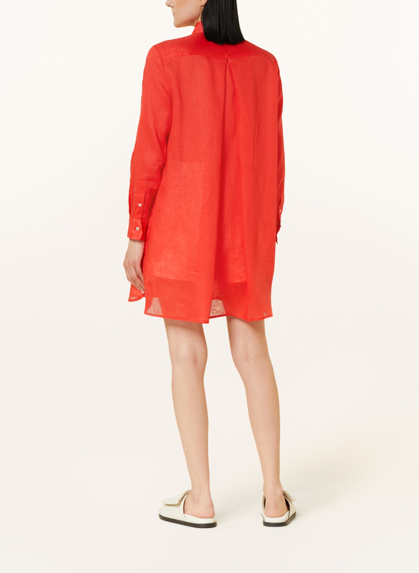 Sophie Shirt dress MADA made of linen, Color: RED (Image 3)