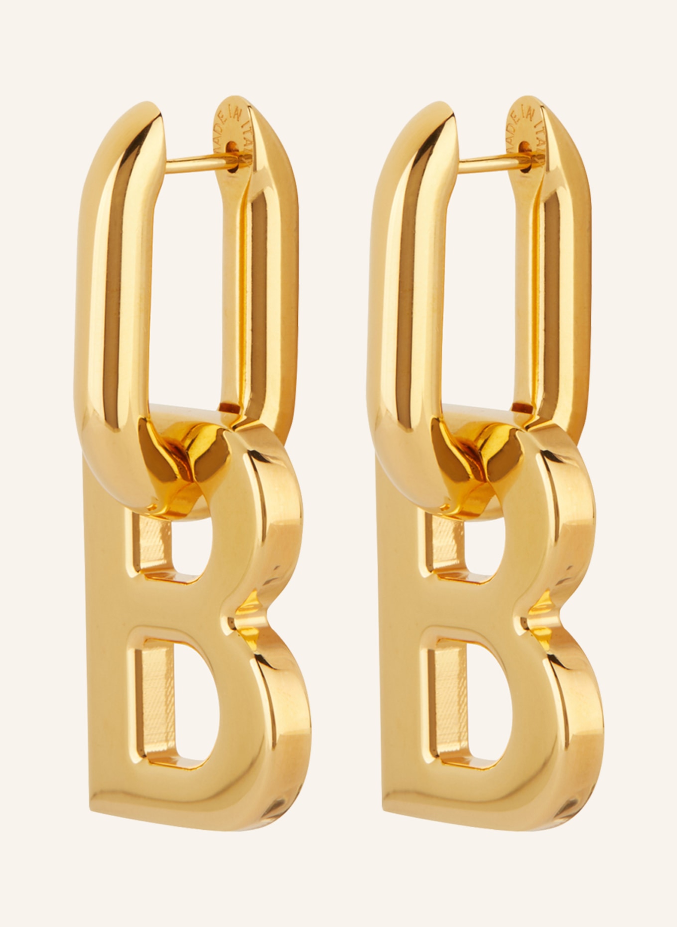BALENCIAGA Ohrringe B CHAIN XL: GOLD