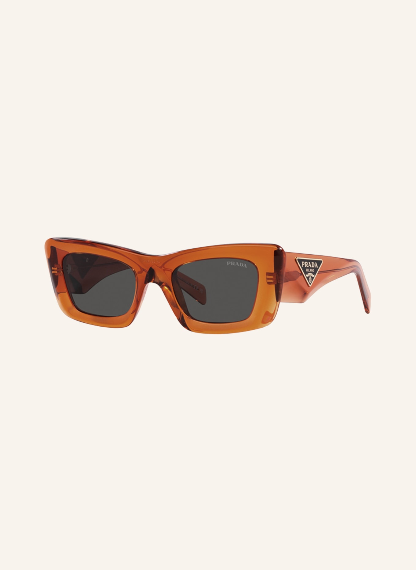 PRADA Sonnenbrille PR 13ZS: 10N5S0 - ORANGE/ DUNKELGRAU