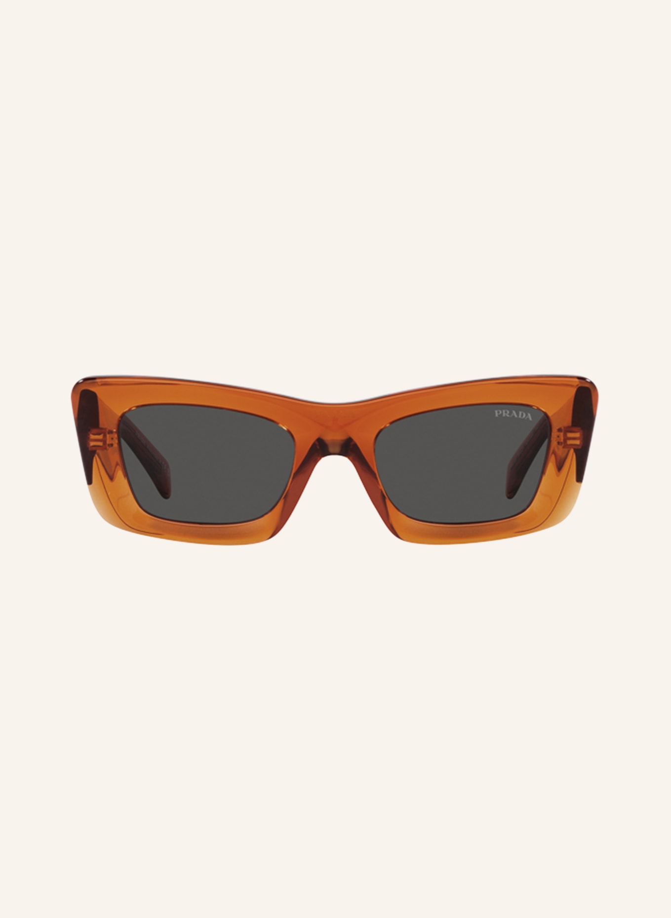 PRADA Sonnenbrille PR 13ZS: 10N5S0 - ORANGE/ DUNKELGRAU