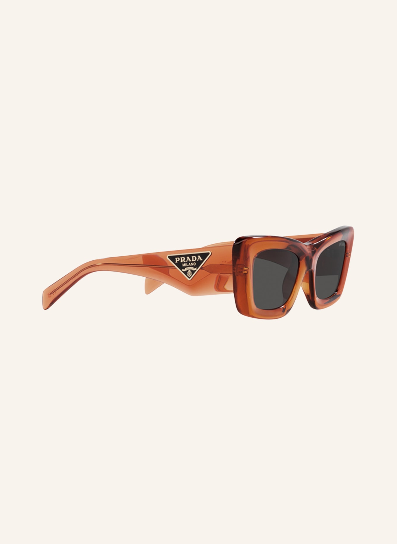 PRADA Sonnenbrille PR 13ZS: 10N5S0 - ORANGE/ DUNKELGRAU