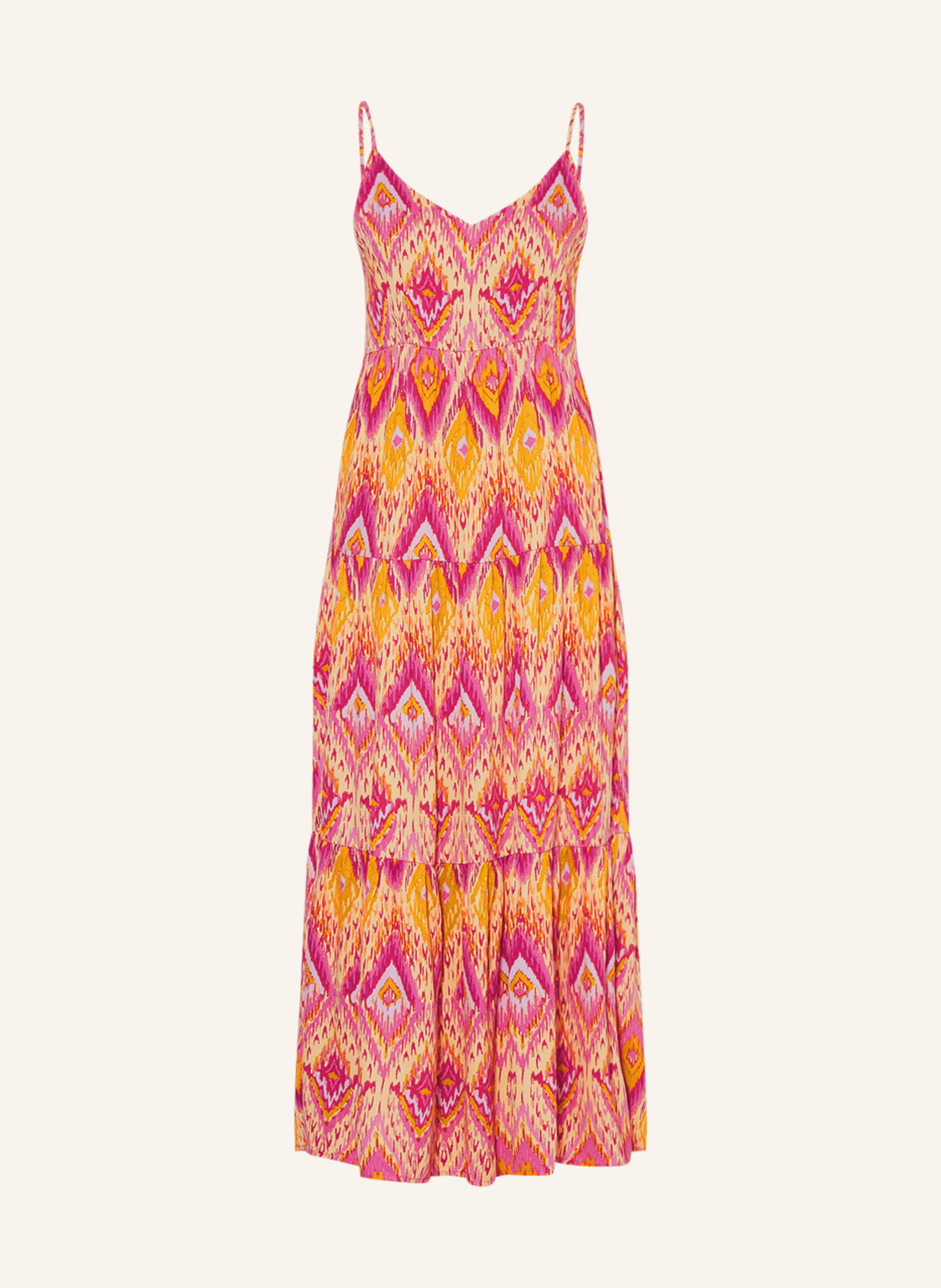 ONLY Dress, Color: ORANGE/ PINK/ LIGHT YELLOW (Image 1)