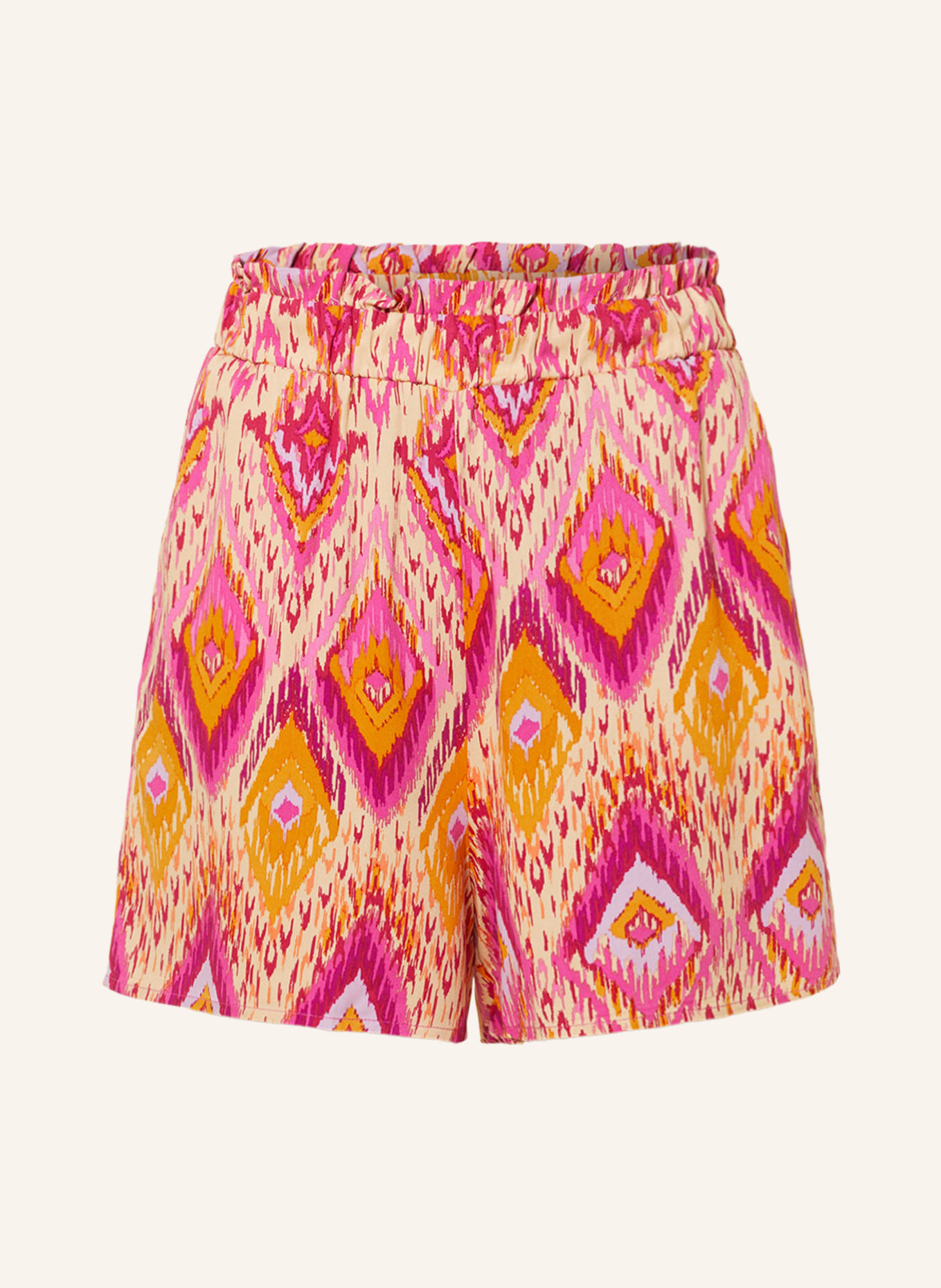 ONLY Shorts, Farbe: PINK/ DUNKELGELB/ HELLGELB (Bild 1)