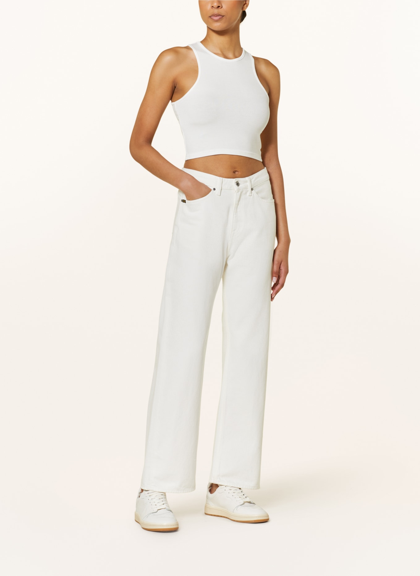 ONLY Cropped top, Color: WHITE (Image 2)