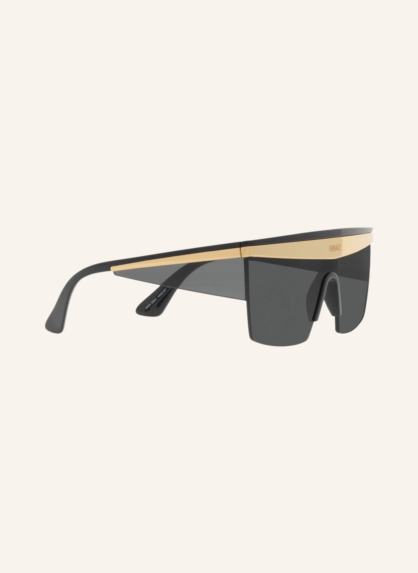 VERSACE Sunglasses VE2254, Color: 100287 - BLACK/ DARK GRAY (Image 3)