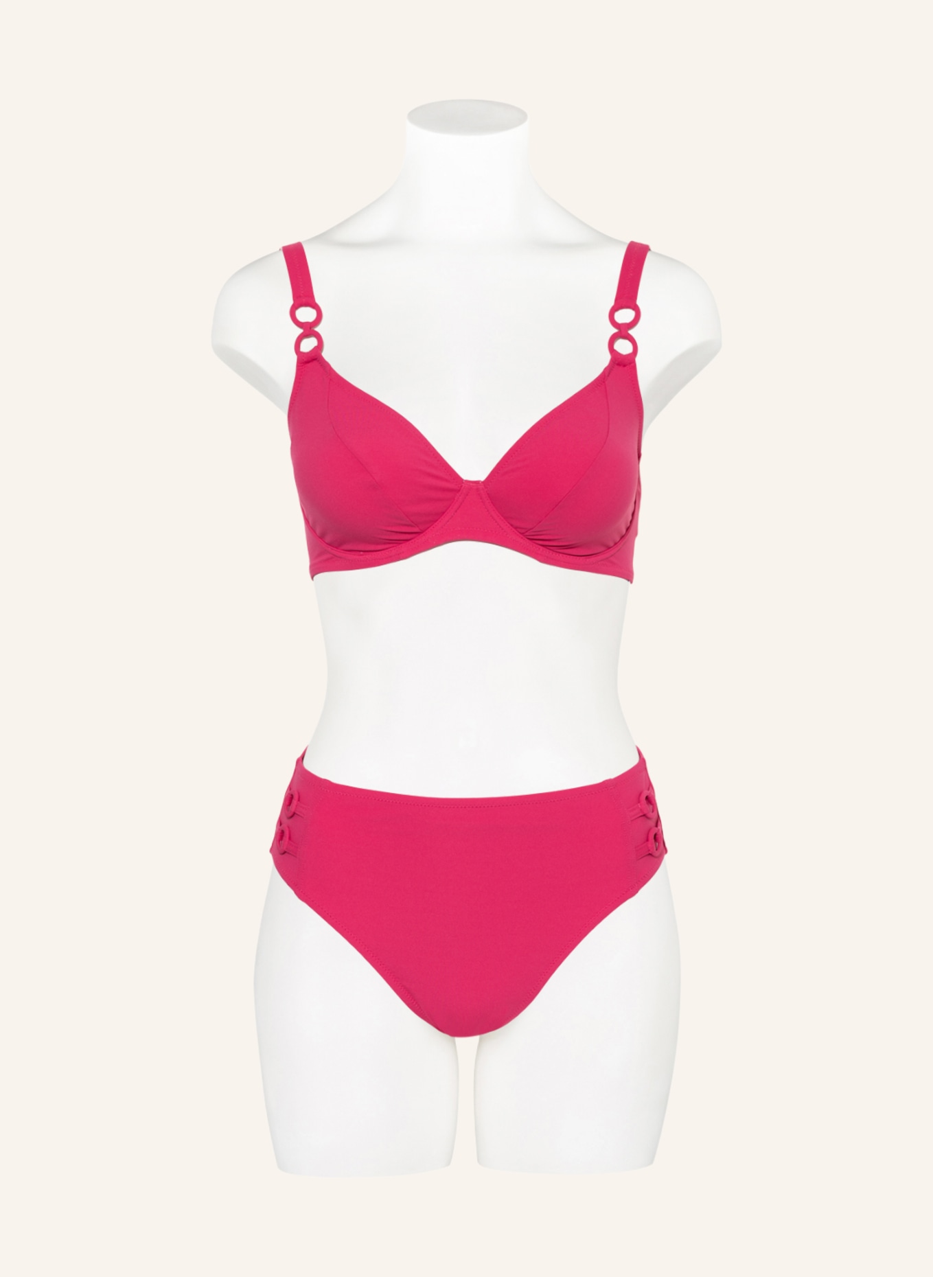 Lidea Góra od bikini z fiszbinami HARMONY, Kolor: MOCNORÓŻOWY (Obrazek 2)