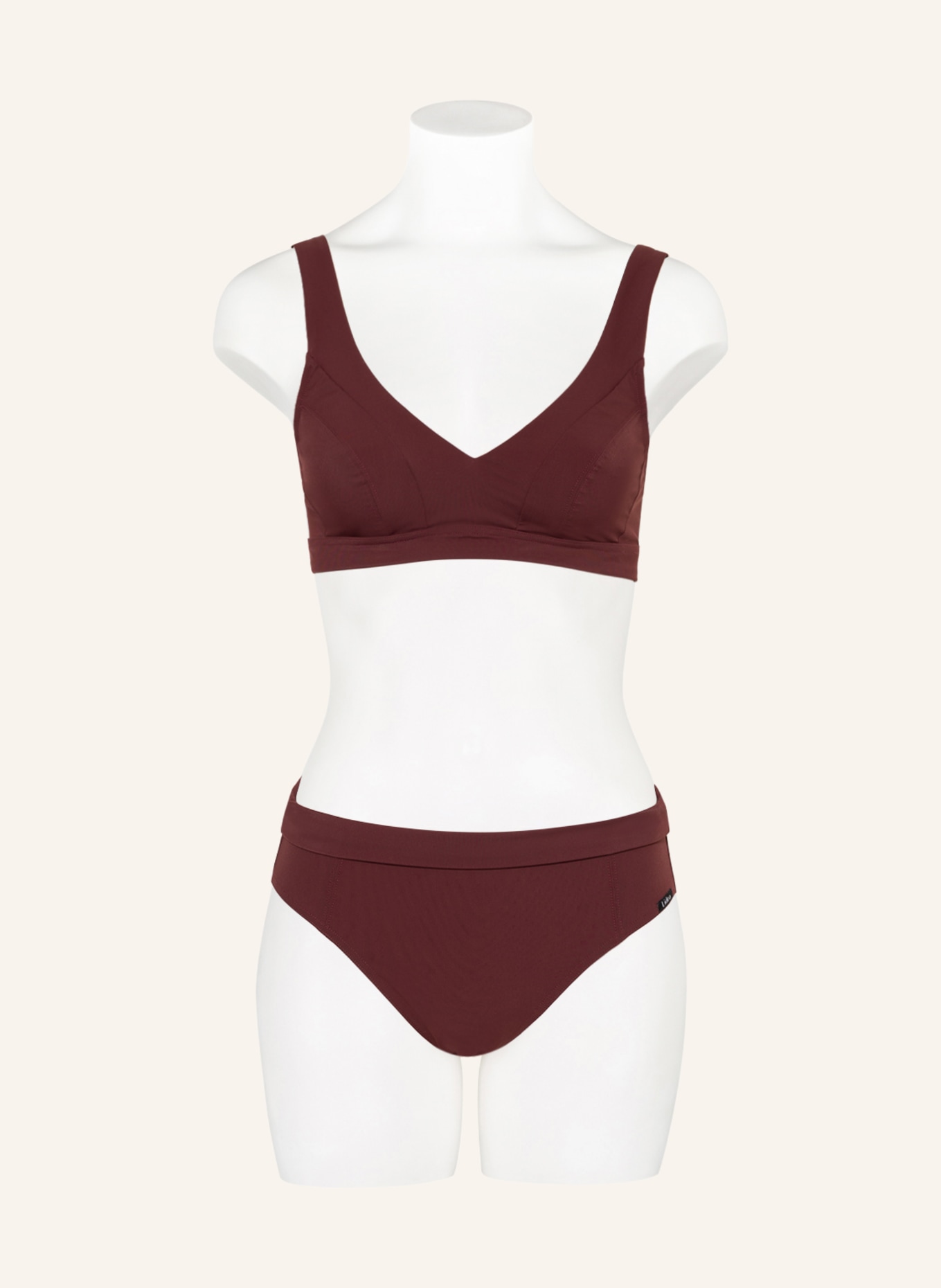 Lidea Basic-Bikini-Hose LIDEA ECO SHAPE, Farbe: DUNKELROT (Bild 2)