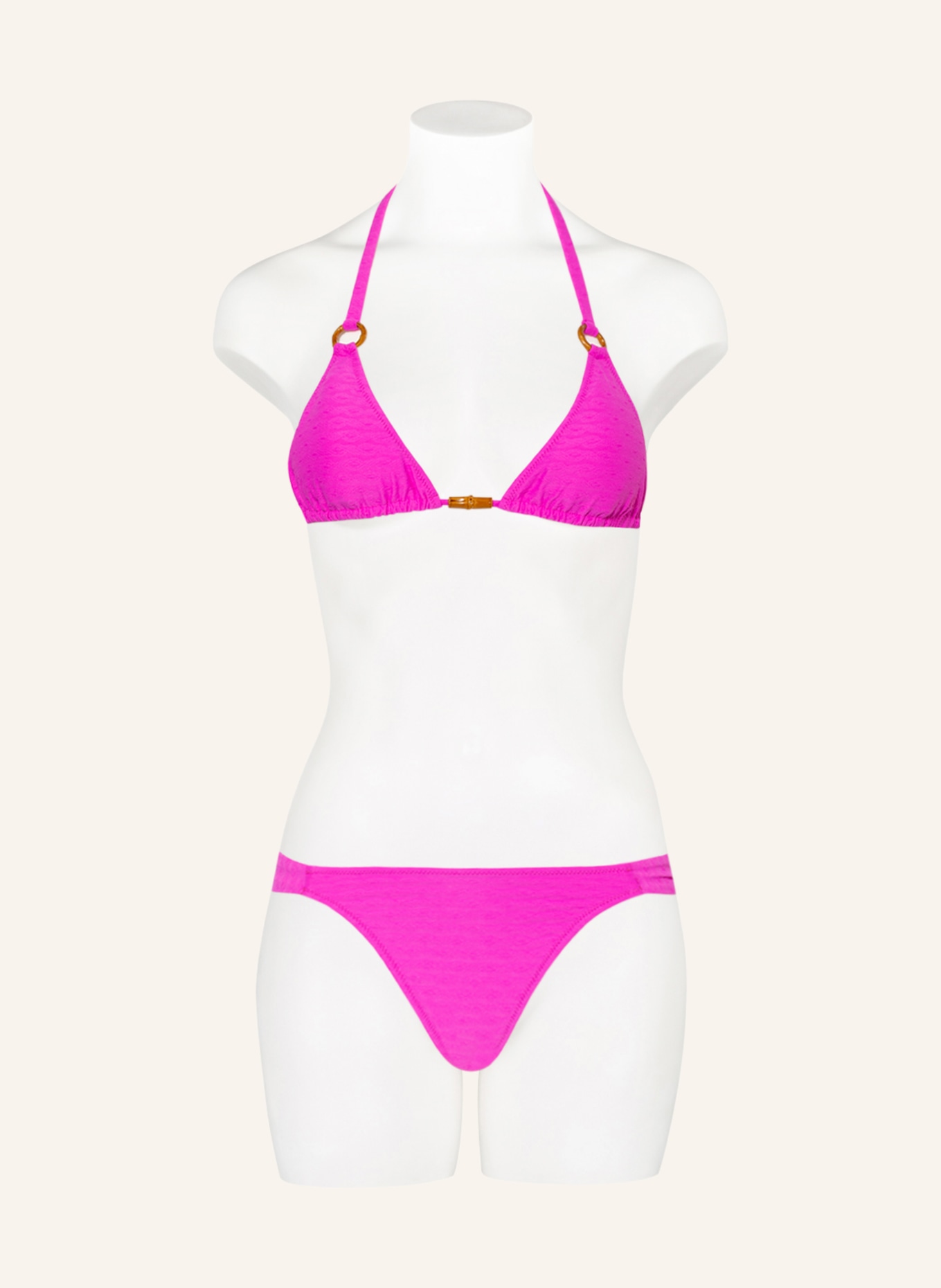 watercult Triangel-Bikini-Top BAMBOO SOLIDS, Farbe: PINK (Bild 2)