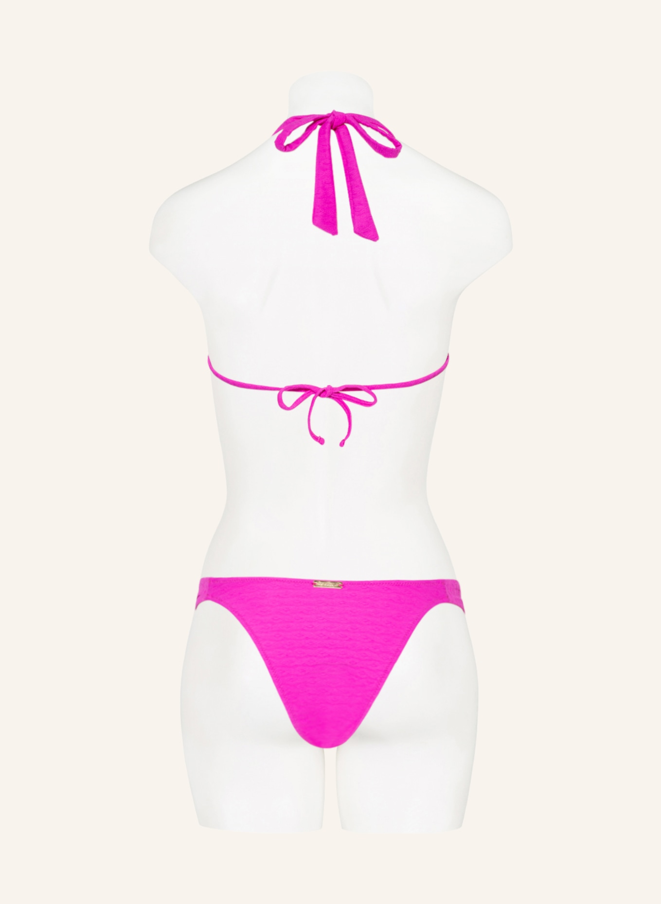 watercult Triangel-Bikini-Top BAMBOO SOLIDS, Farbe: PINK (Bild 3)