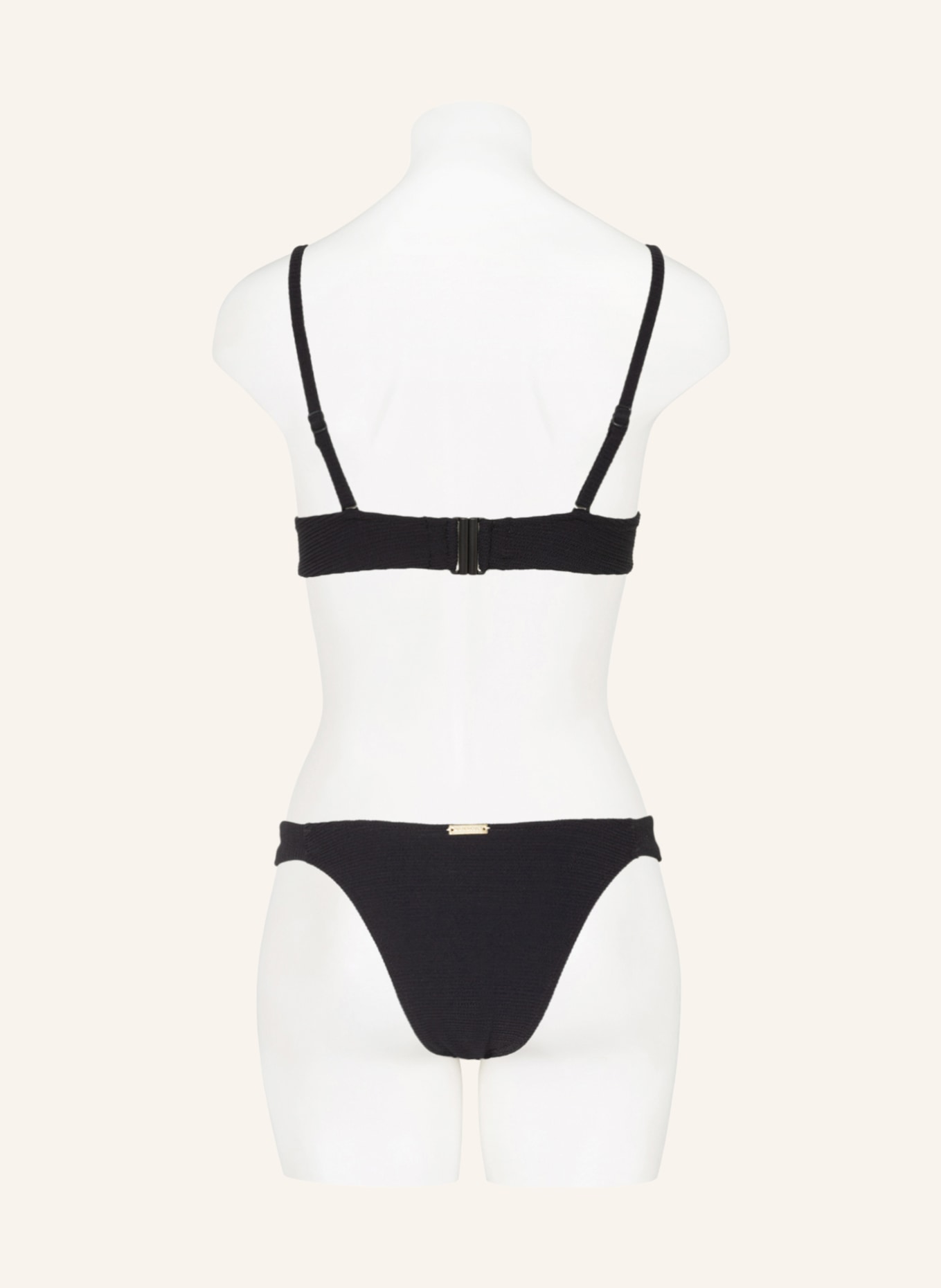 watercult Brazilian bikini bottoms PURE SENSES, Color: BLACK (Image 3)