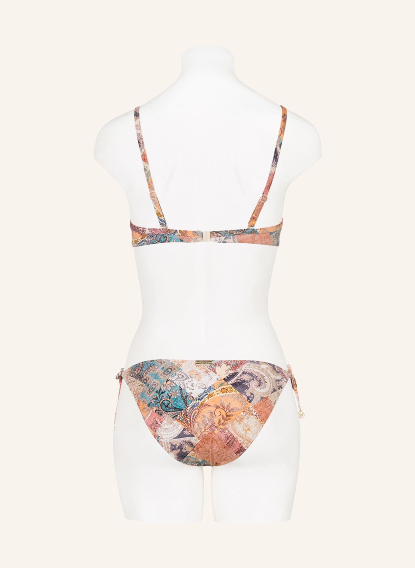 watercult Bügel-Bikini-Top PAISLEY SAVAGE, Farbe: HELLROT/ HELLORANGE (Bild 3)