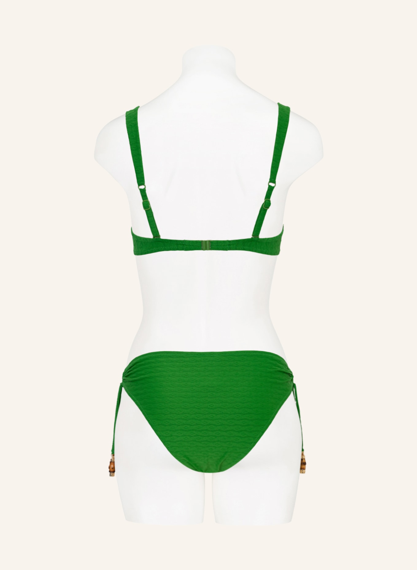 watercult Underwired bikini top BAMBOO SOLIDS, Color: GREEN (Image 3)