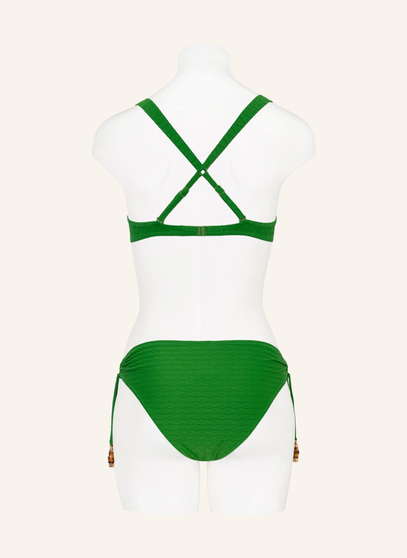watercult Underwired bikini top BAMBOO SOLIDS, Color: GREEN (Image 4)