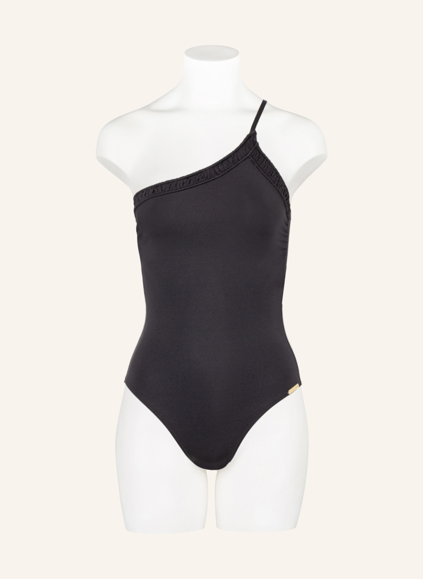 watercult One-Shoulder-Badeanzug URBAN BLACK, Farbe: SCHWARZ (Bild 2)
