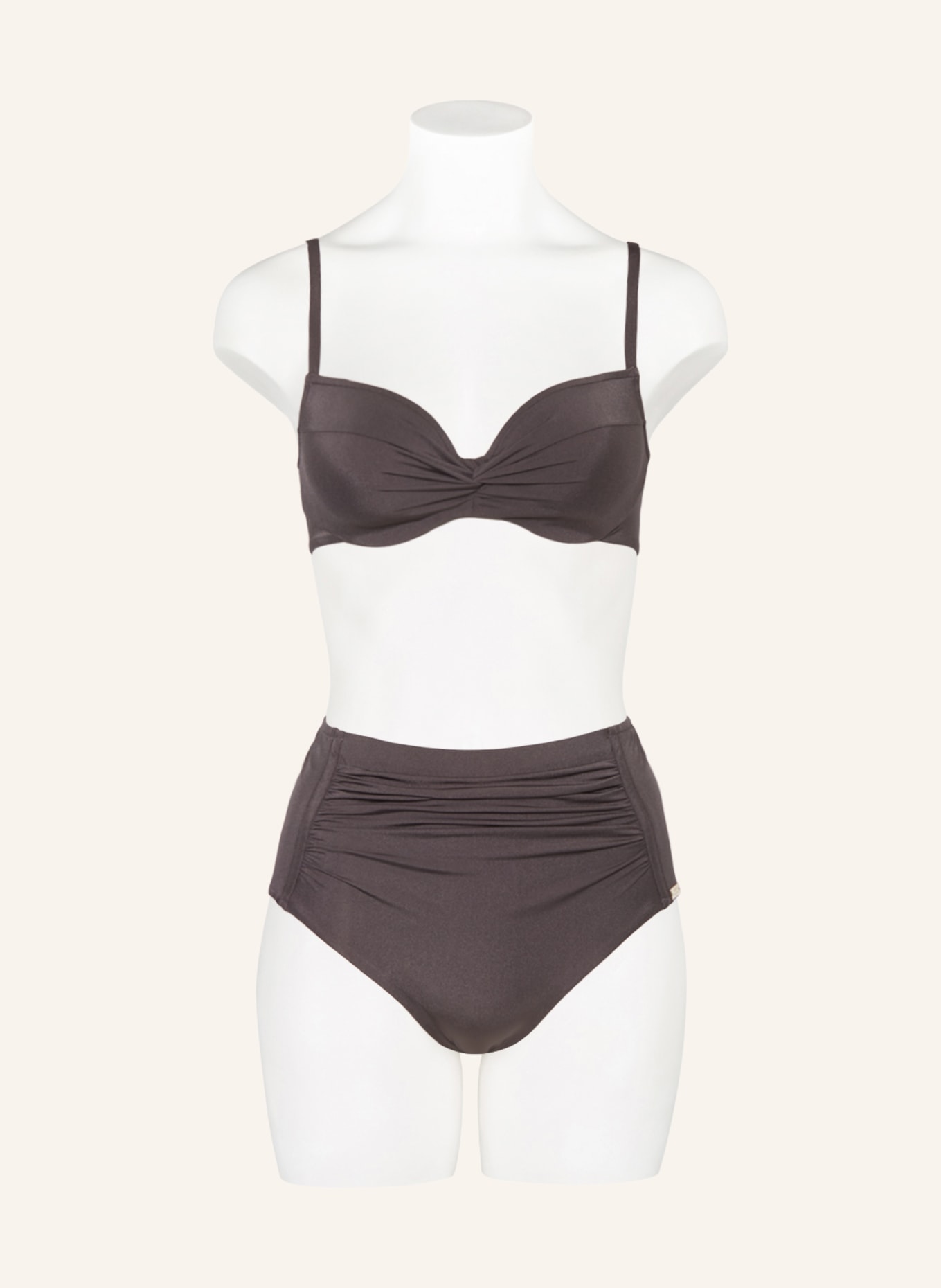 MARYAN MEHLHORN Underwired bikini top ELEVATION, Color: GRAY (Image 2)