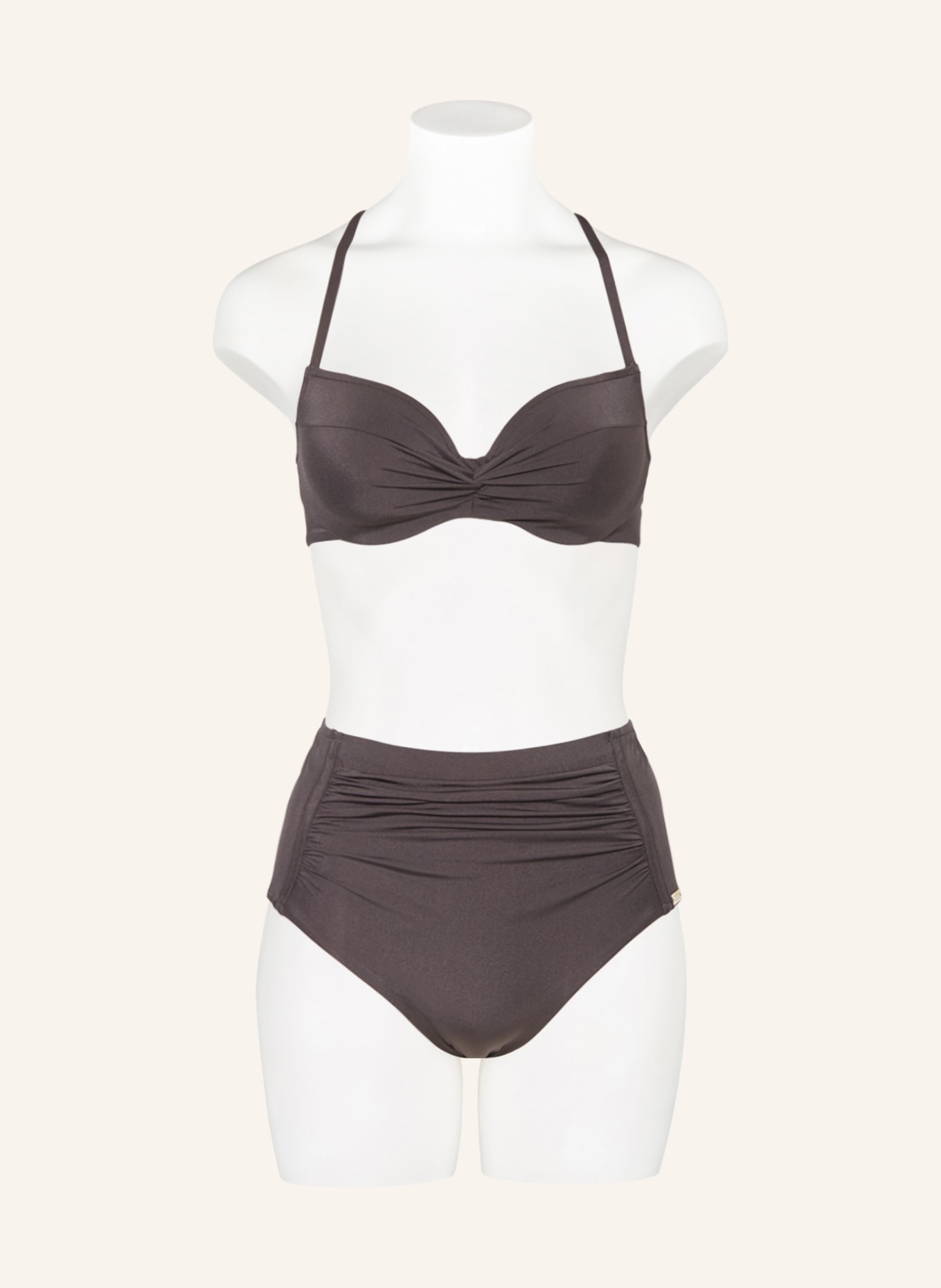 MARYAN MEHLHORN Underwired bikini top ELEVATION, Color: GRAY (Image 4)