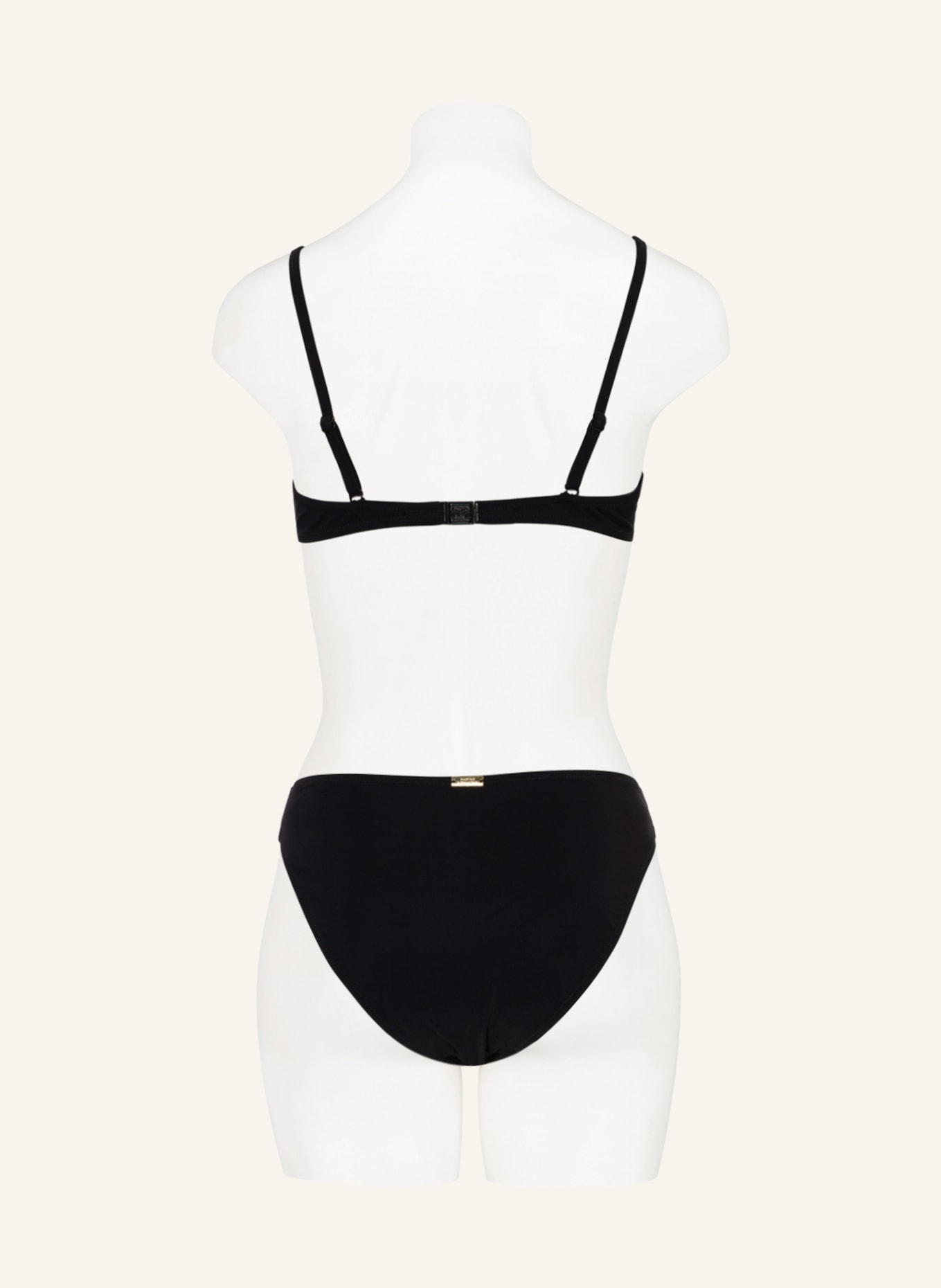 MARYAN MEHLHORN Underwired bikini top ANTAGONIST, Color: BLACK/ BEIGE (Image 3)