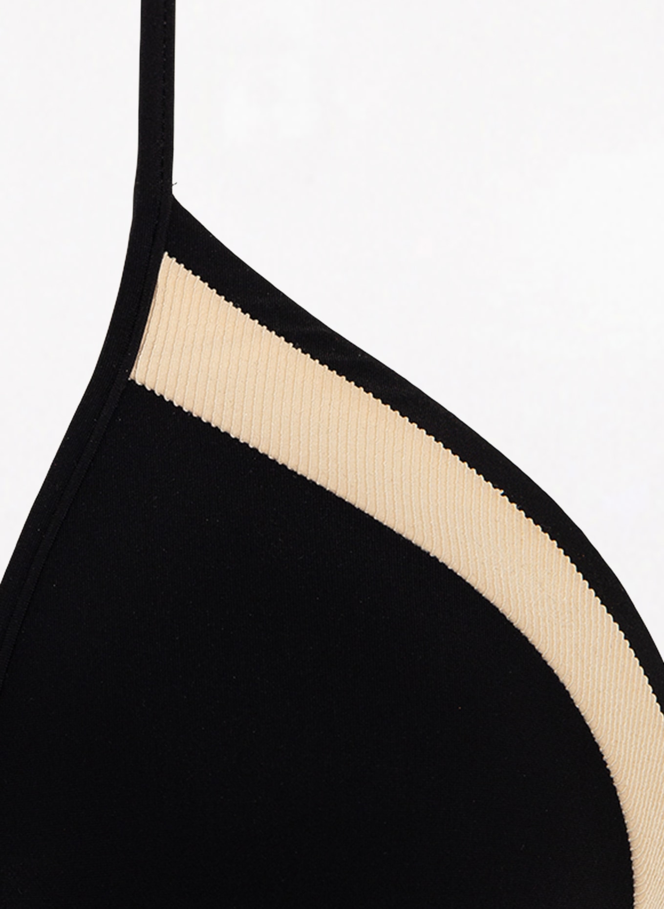 MARYAN MEHLHORN Push-up bikini top ANTAGONIST, Color: BLACK/ CREAM (Image 4)