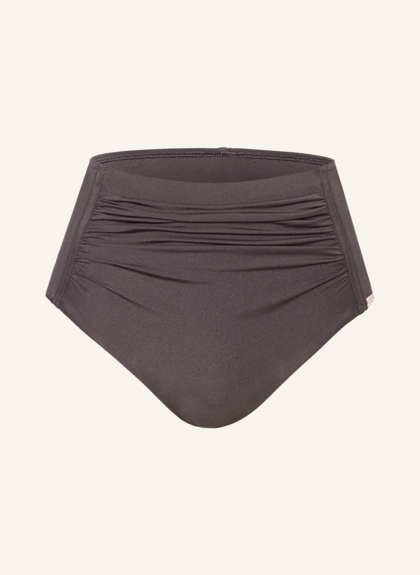 MARYAN MEHLHORN High-waist bikini bottoms ELEVATION, Color: GRAY (Image 1)