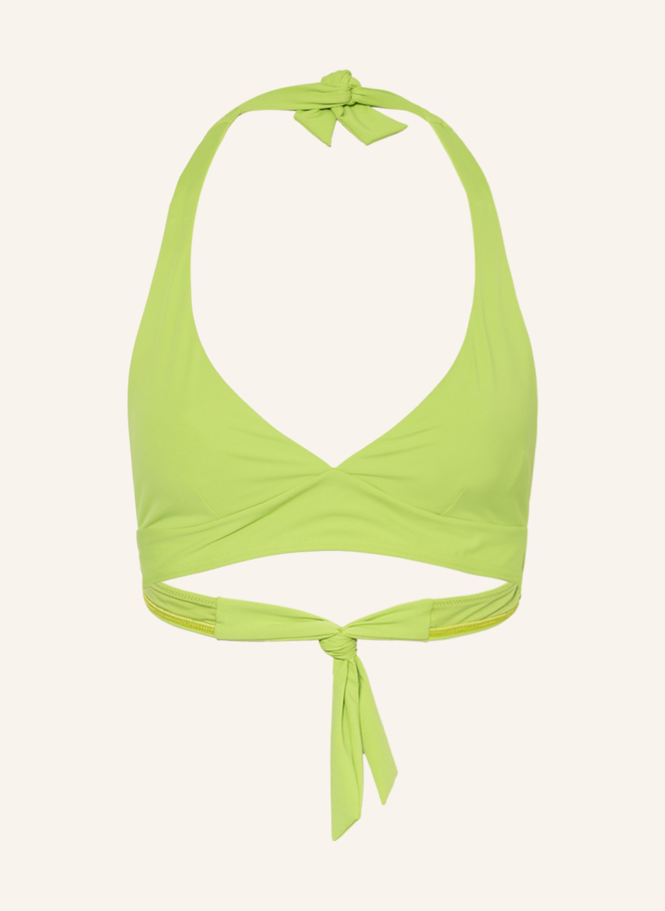 MARYAN MEHLHORN Neckholder-Bikini-Top SOFTLINE, Farbe: HELLGRÜN (Bild 1)