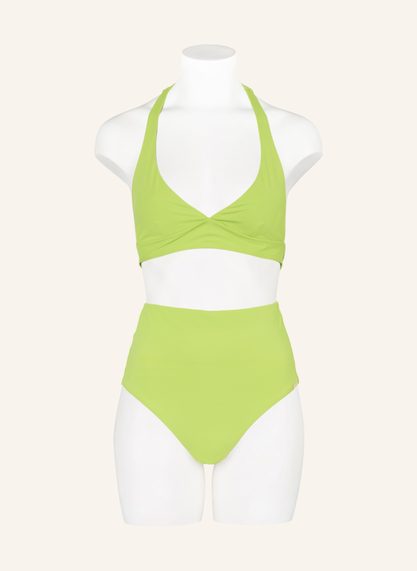 MARYAN MEHLHORN Neckholder-Bikini-Top SOFTLINE, Farbe: HELLGRÜN (Bild 2)