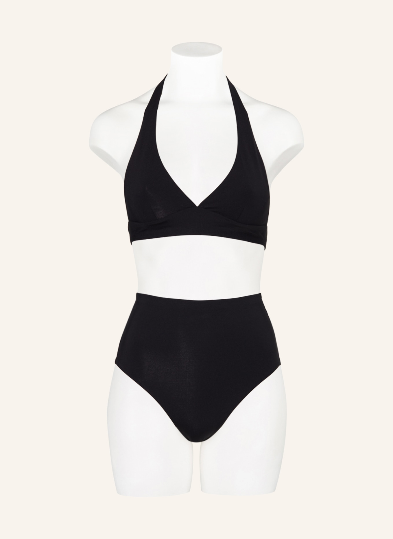 MARYAN MEHLHORN High waist bikini bottoms SOFTLINE, Color: BLACK (Image 2)