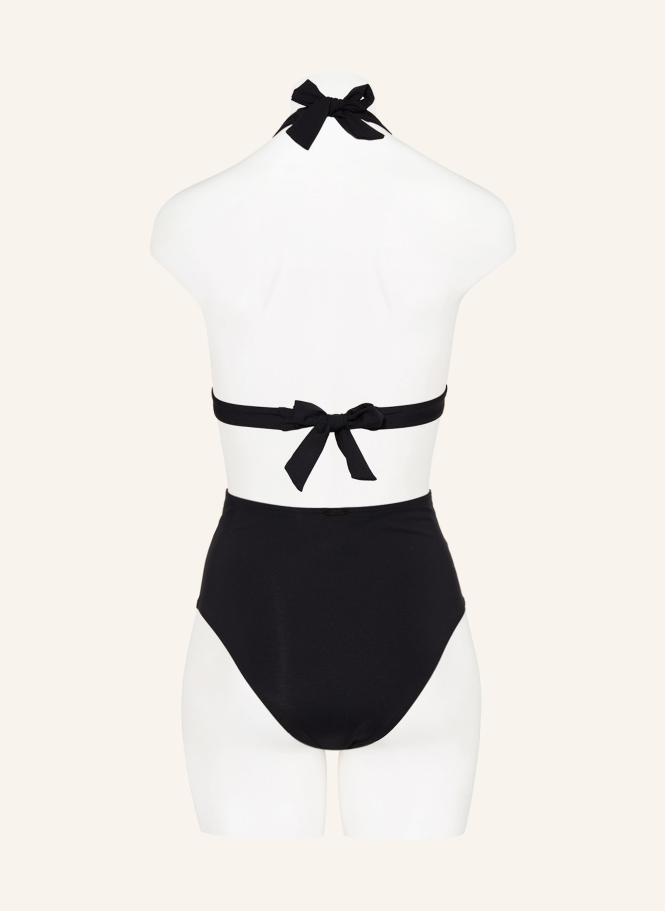 MARYAN MEHLHORN High waist bikini bottoms SOFTLINE, Color: BLACK (Image 3)
