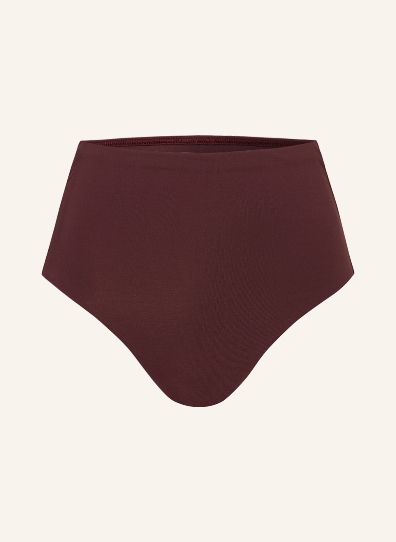 MARYAN MEHLHORN High waist bikini bottoms SOFTLINE, Color: DARK BROWN (Image 1)