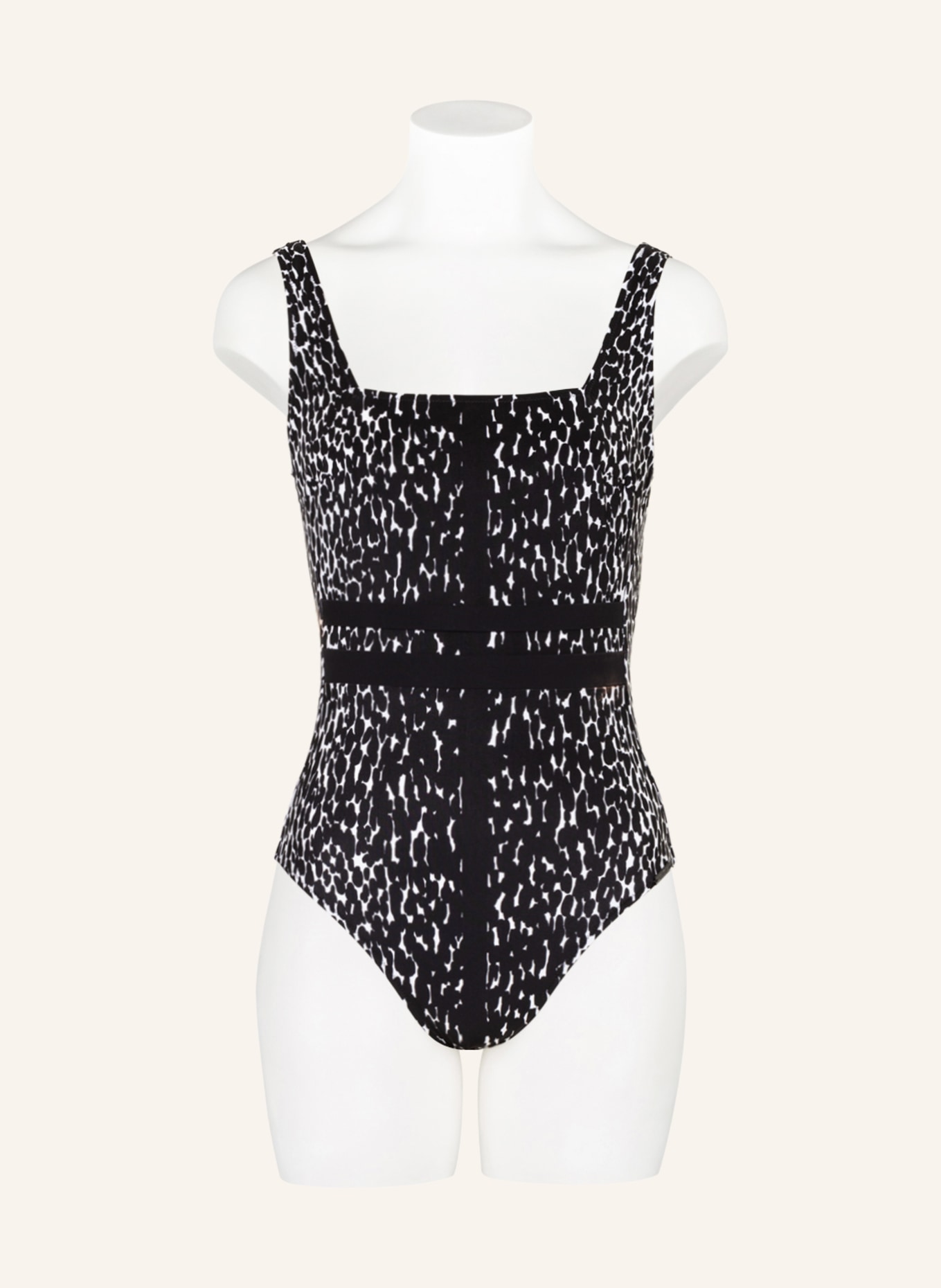 MARYAN MEHLHORN Underwire swimsuit CAPTURE, Color: BLACK/ WHITE (Image 2)