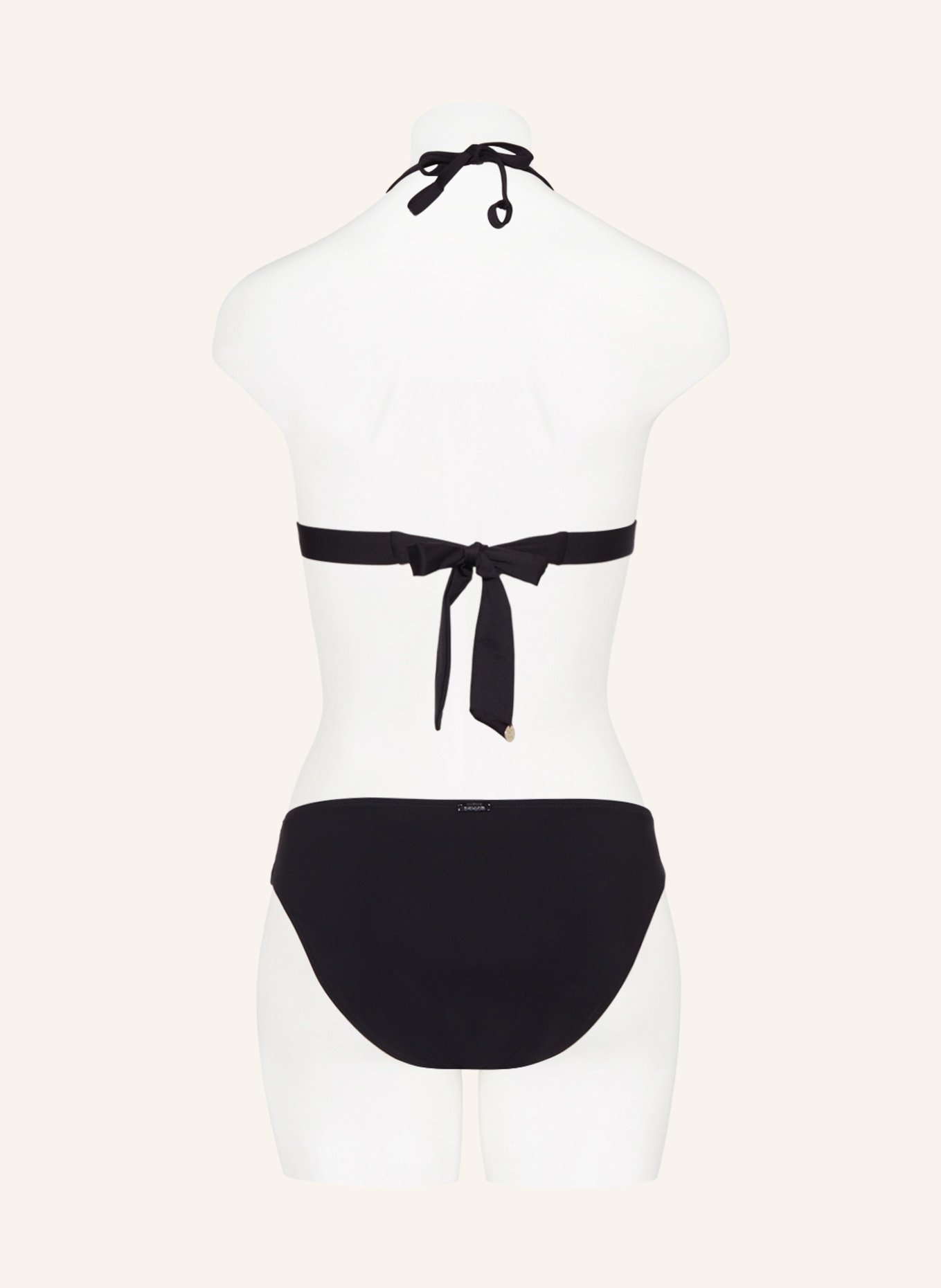 MARYAN MEHLHORN Basic bikini bottoms OUVERTURE with decorative gems, Color: BLACK (Image 3)