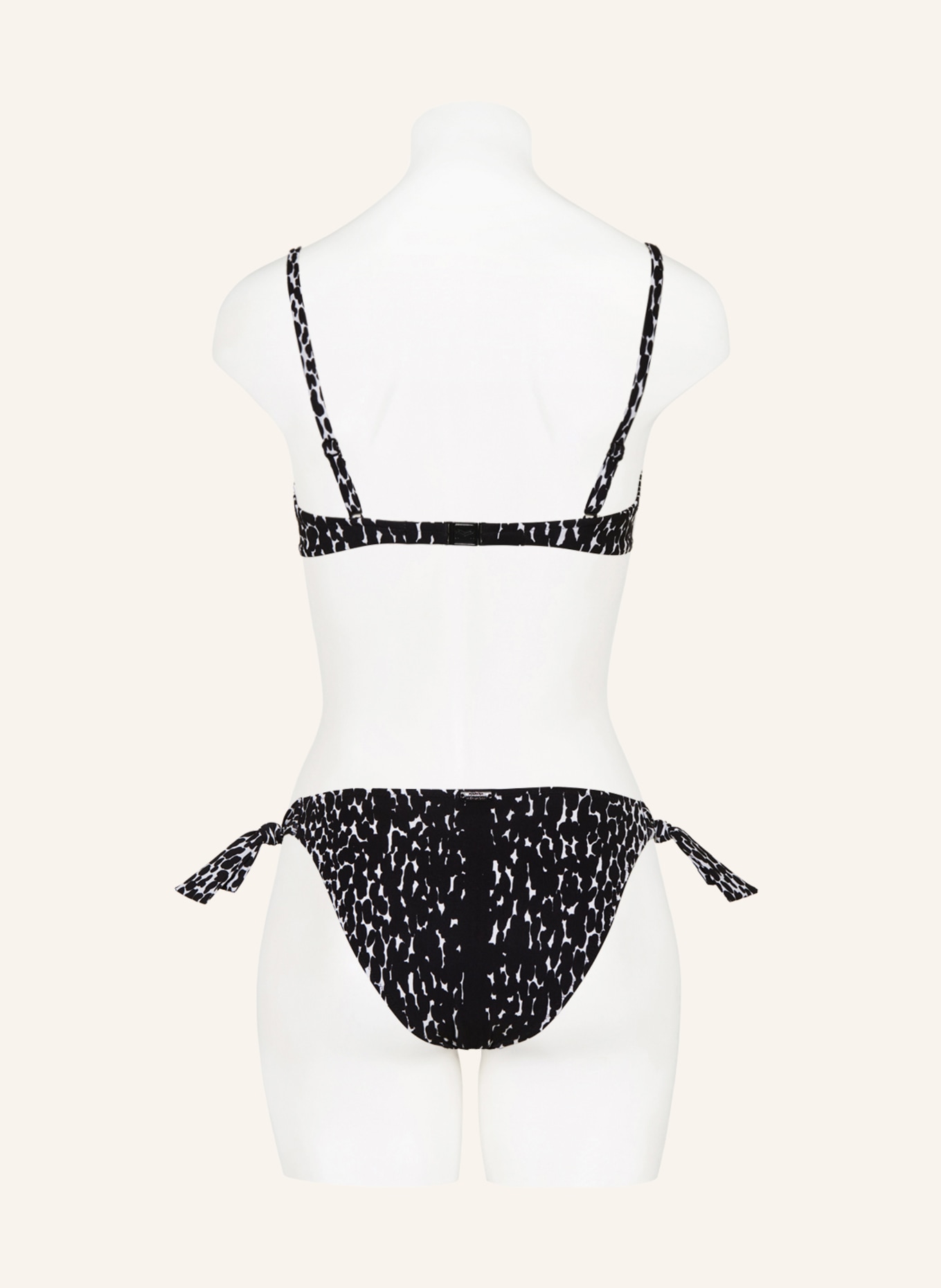 MARYAN MEHLHORN Underwired bikini top CAPTURE, Color: BLACK/ WHITE (Image 3)