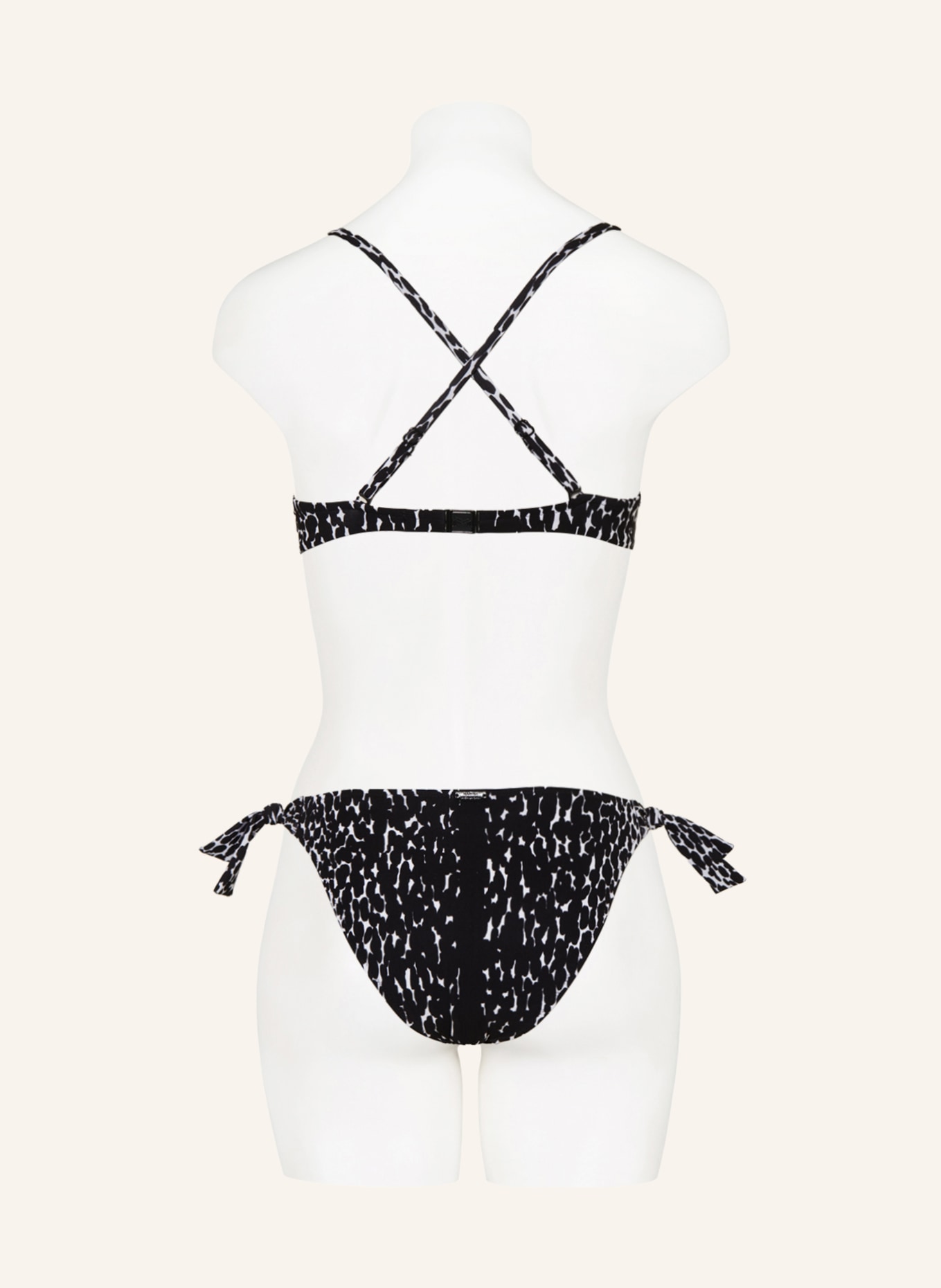 MARYAN MEHLHORN Underwired bikini top CAPTURE, Color: BLACK/ WHITE (Image 4)