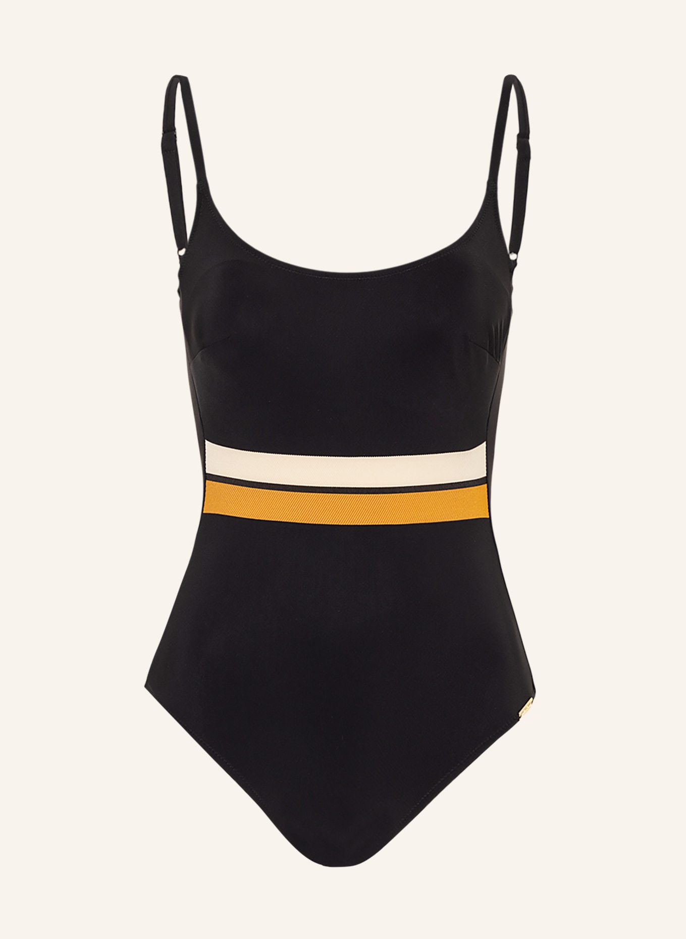 MARYAN MEHLHORN Underwired swimsuit ANTAGONIST, Color: BLACK/ BEIGE/ CREAM (Image 1)
