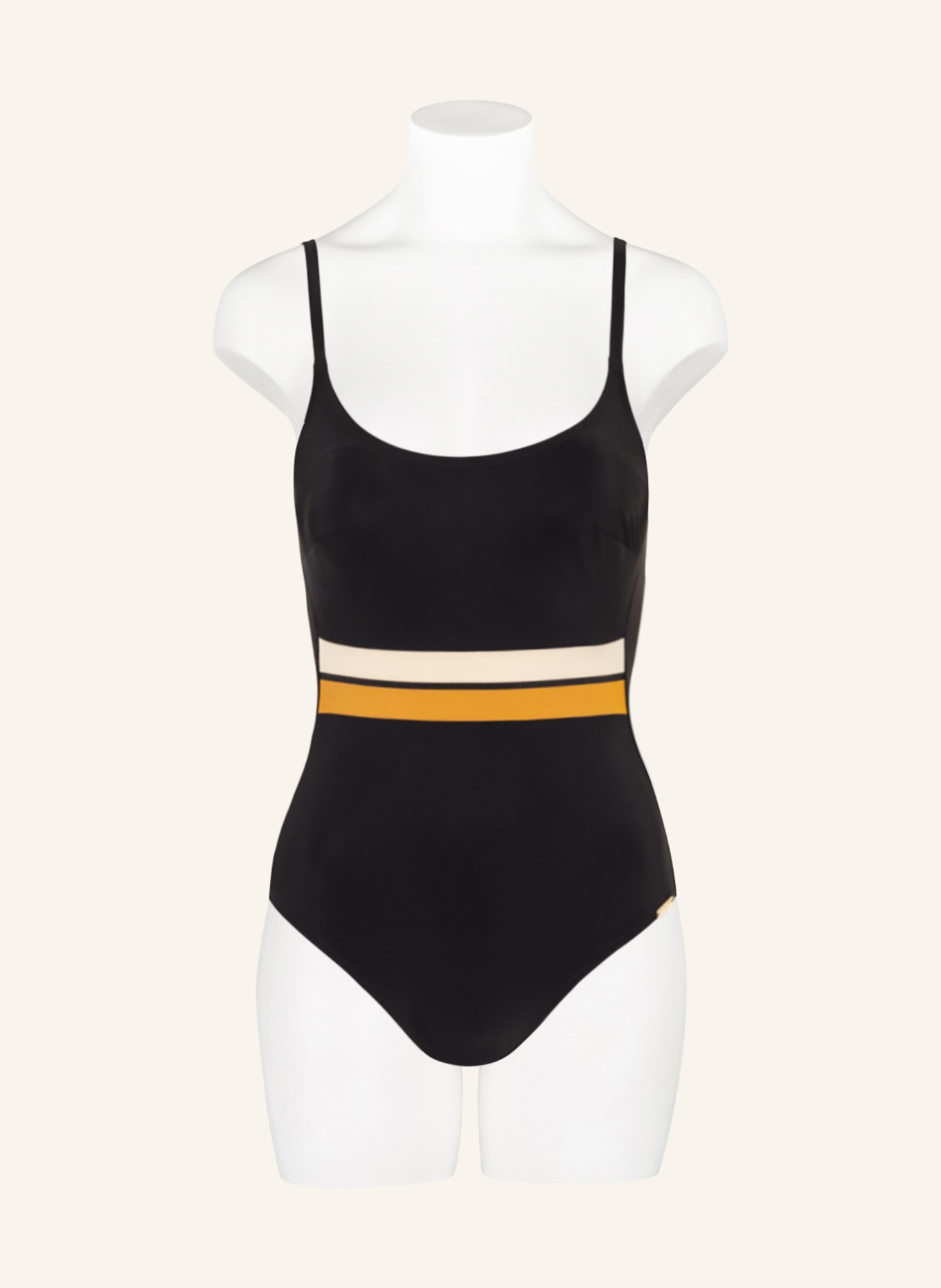 MARYAN MEHLHORN Underwired swimsuit ANTAGONIST, Color: BLACK/ BEIGE/ CREAM (Image 2)