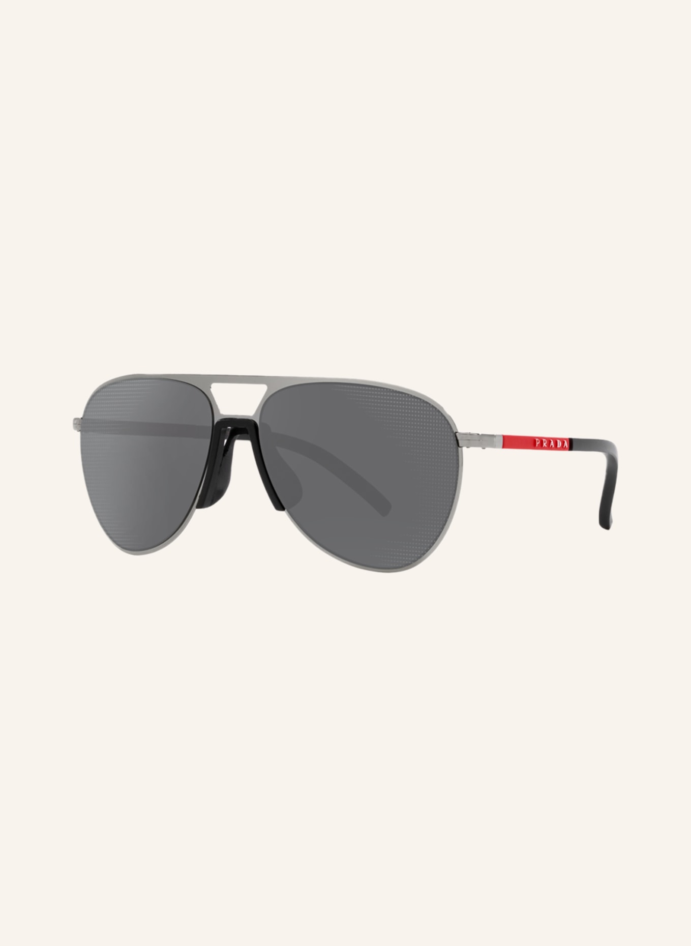 PRADA LINEA ROSSA Sunglasses PS 51XS, Color: 5AV07U - GRAY/GRAY MIRRORED (Image 1)