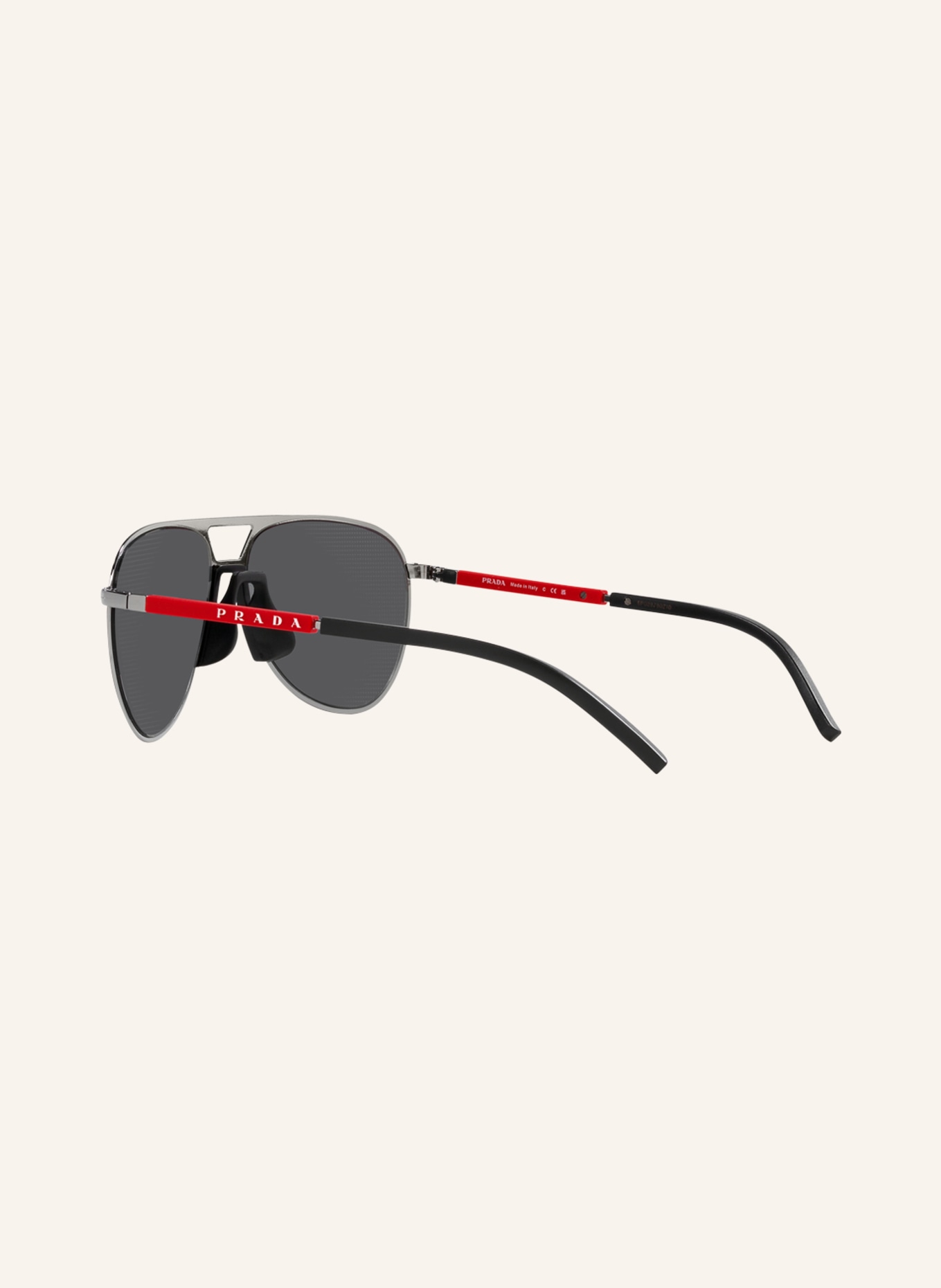 PRADA LINEA ROSSA Sunglasses PS 51XS, Color: 5AV07U - GRAY/GRAY MIRRORED (Image 4)
