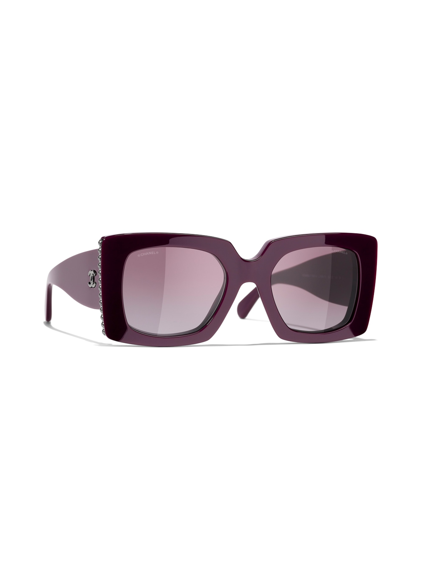 CHANEL Square sunglasses in 1068s1 - dark purple/ purple