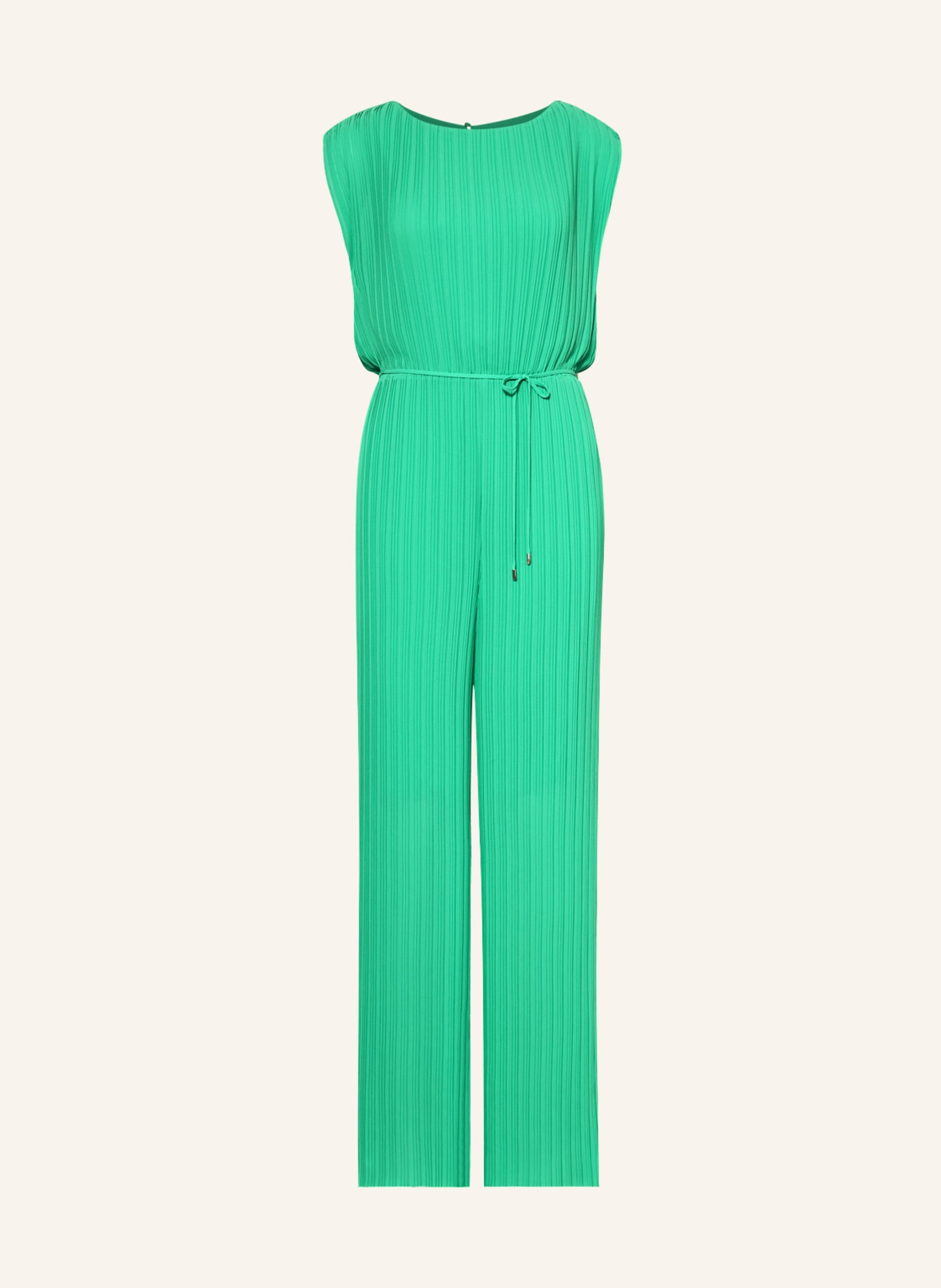 s.Oliver BLACK LABEL Jumpsuit with pleats, Color: NEON GREEN (Image 1)