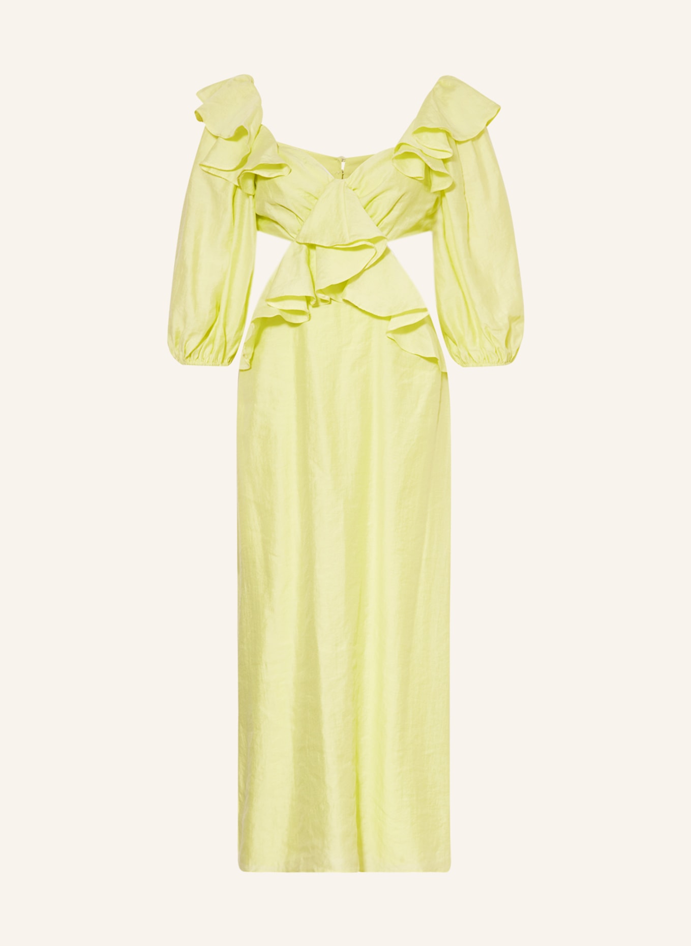 nobody's child Dress DANI with cut-outs, Color: LIGHT YELLOW (Image 1)