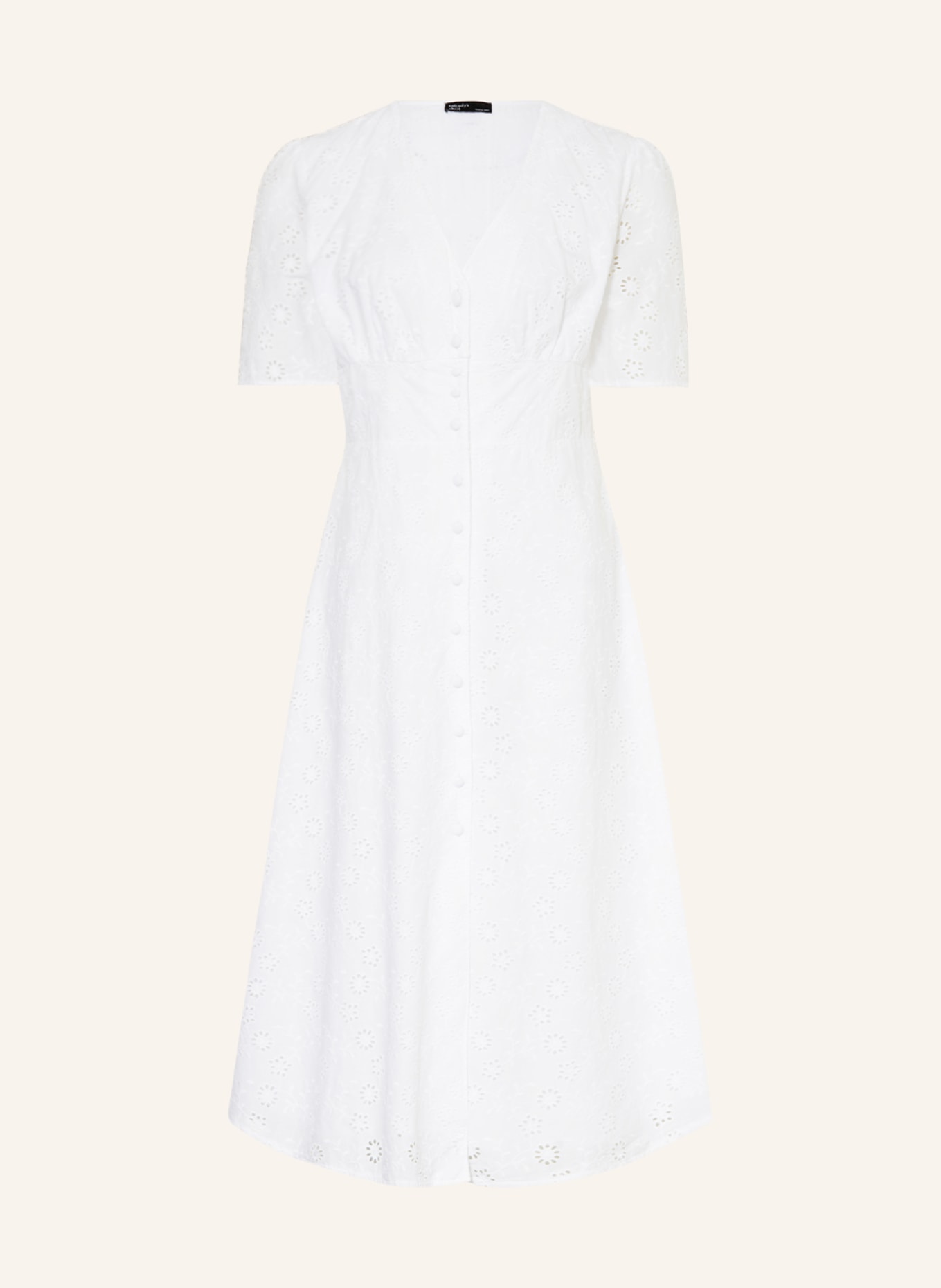 nobody's child Dress with broderie anglaise, Color: WHITE (Image 1)