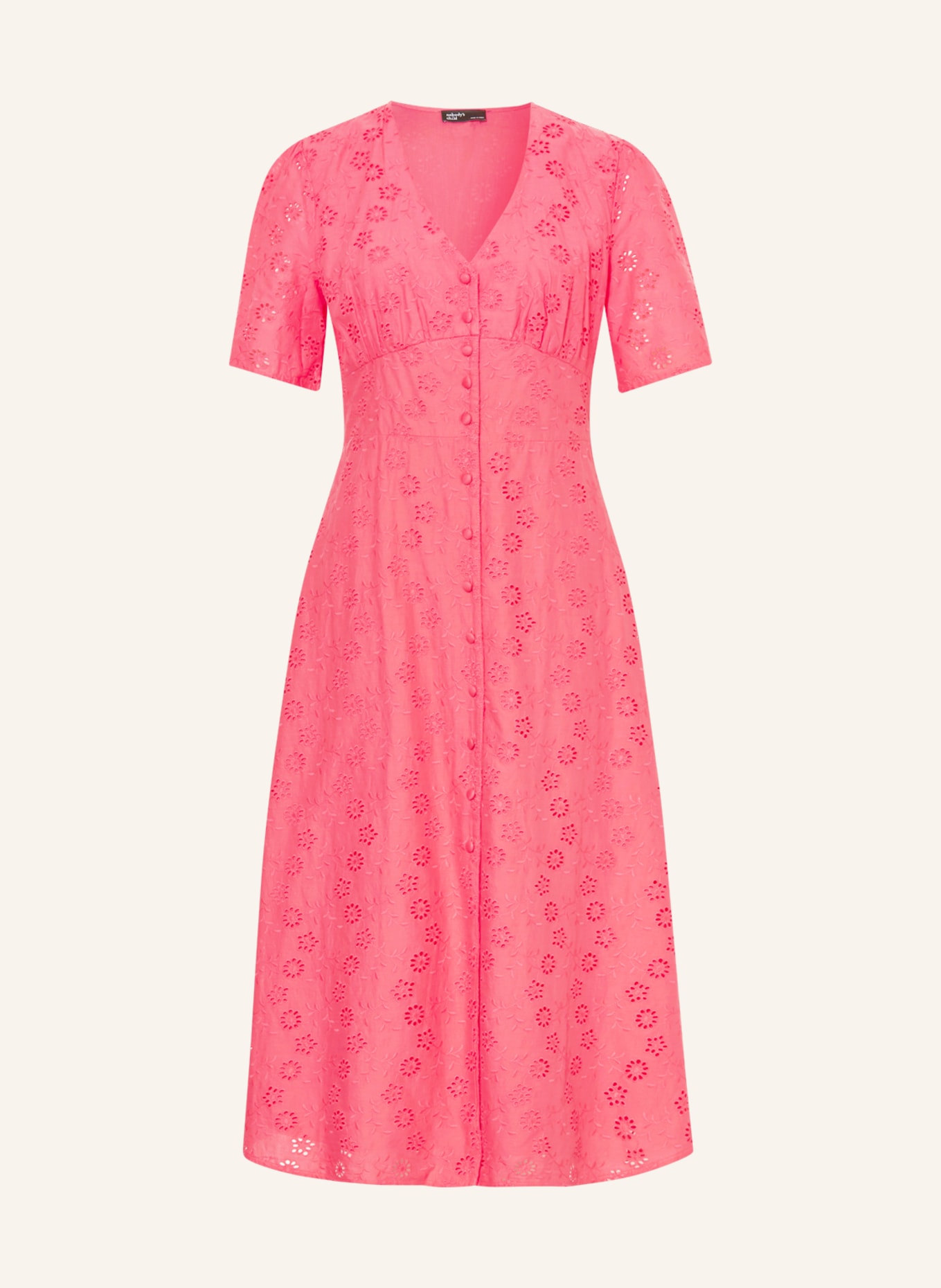 nobody's child Dress with broderie anglaise, Color: PINK (Image 1)
