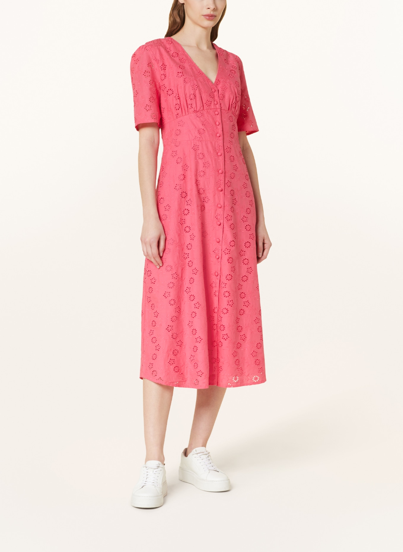 nobody's child Kleid mit Lochspitze, Farbe: PINK (Bild 2)