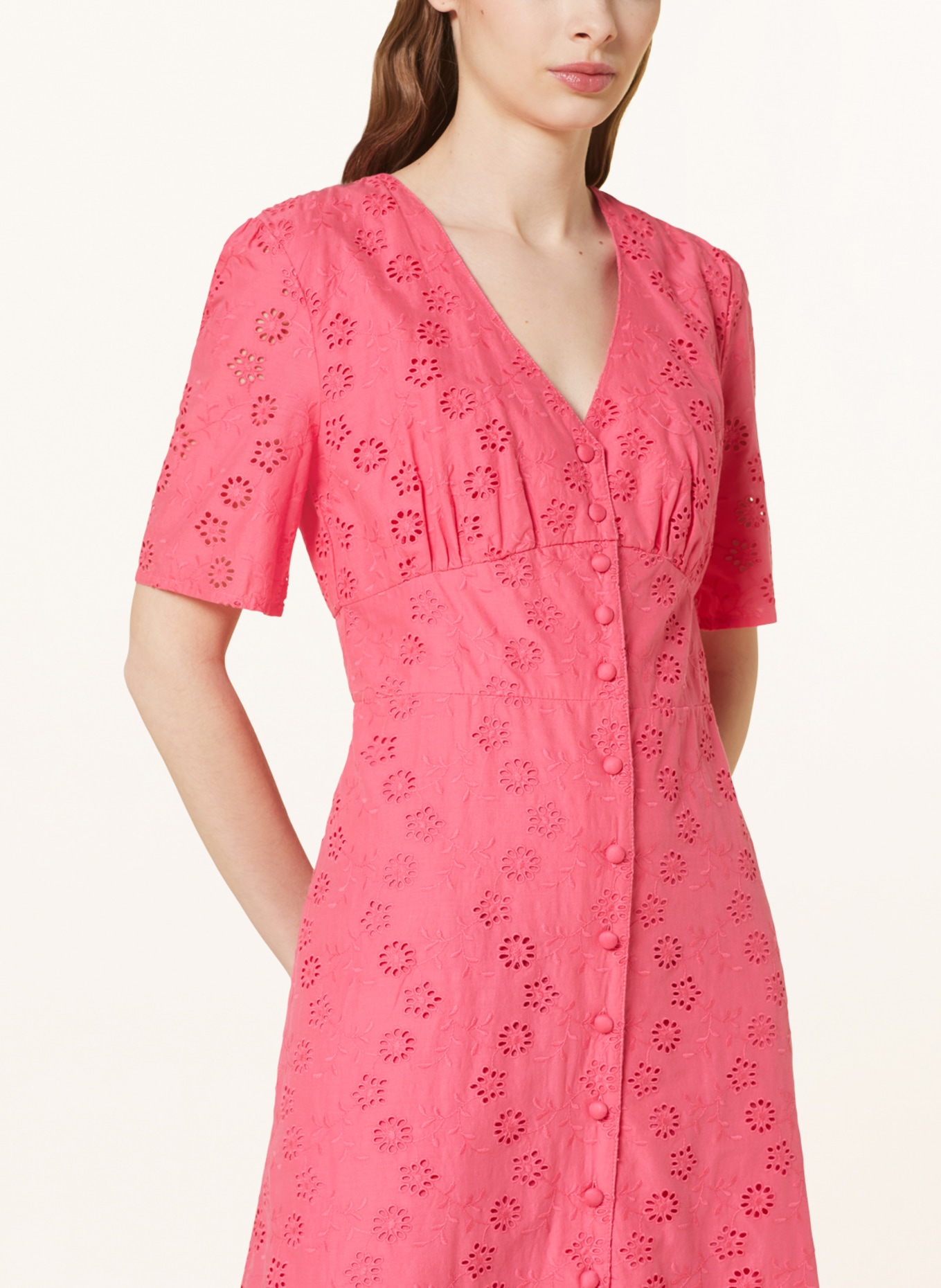 nobody's child Dress with broderie anglaise, Color: PINK (Image 4)