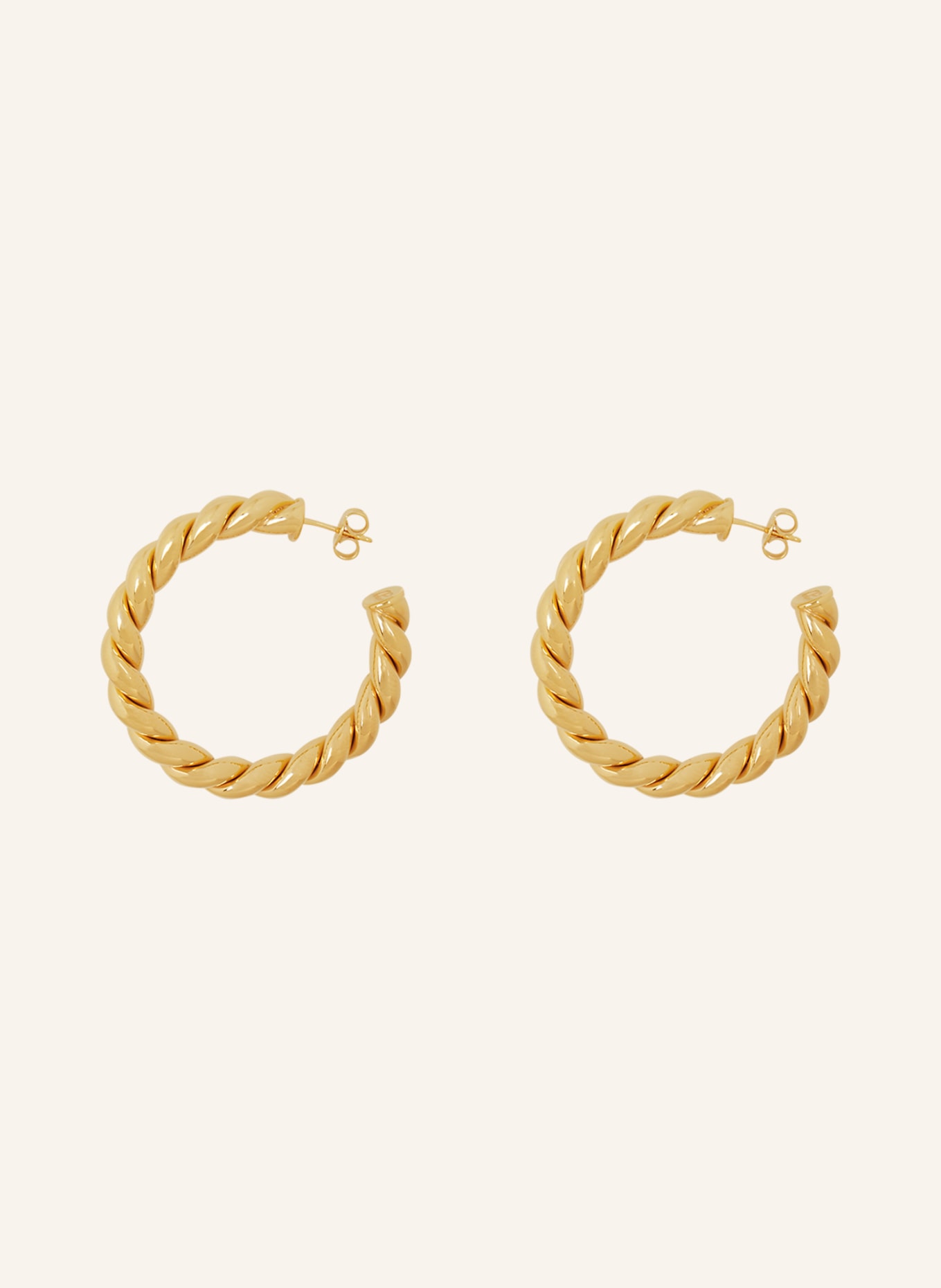 ariane ernst Creole earrings TWIST IT, Color: GOLD (Image 2)
