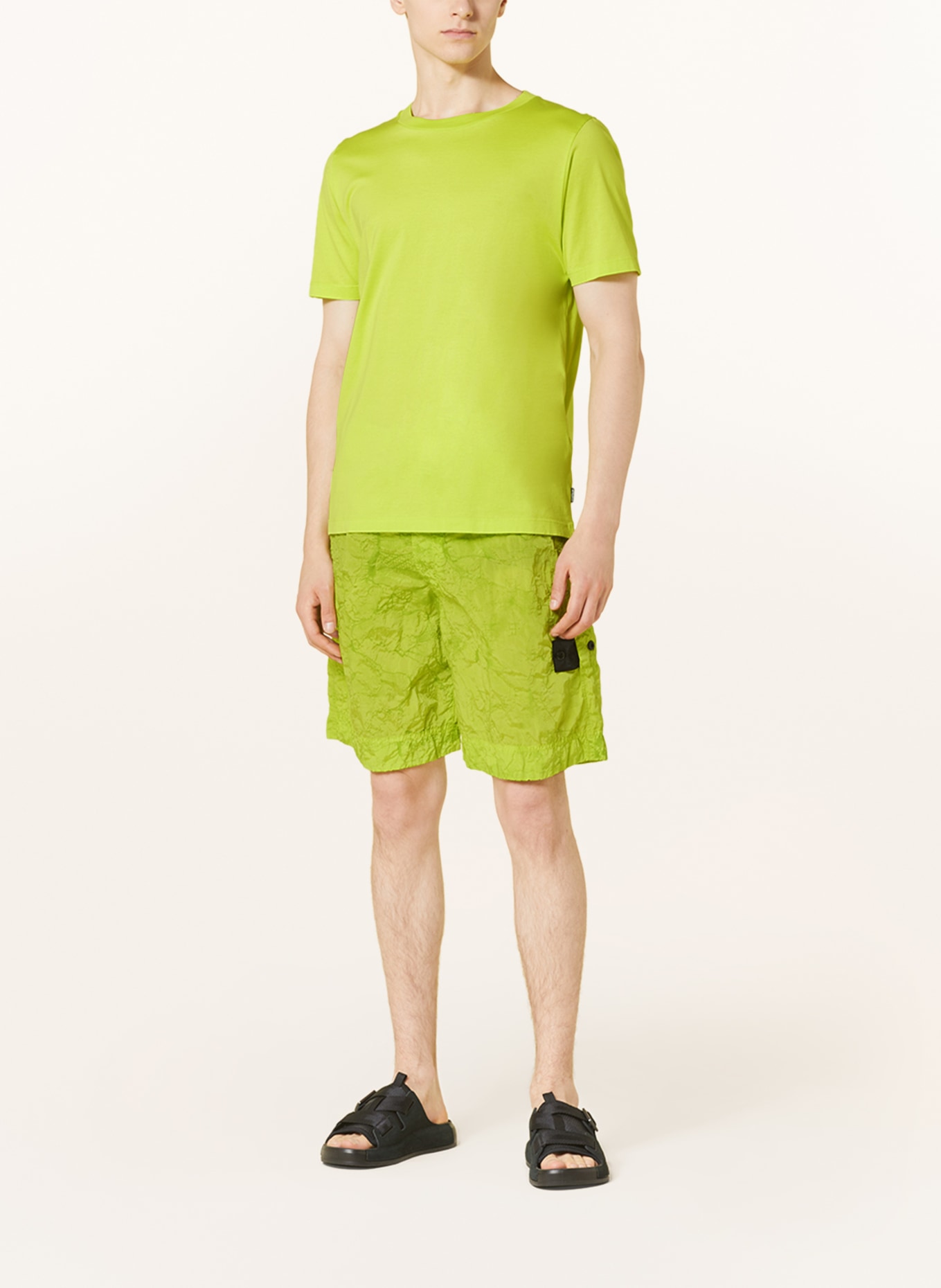 STONE ISLAND SHADOW PROJECT T-shirt, Color: NEON GREEN (Image 2)