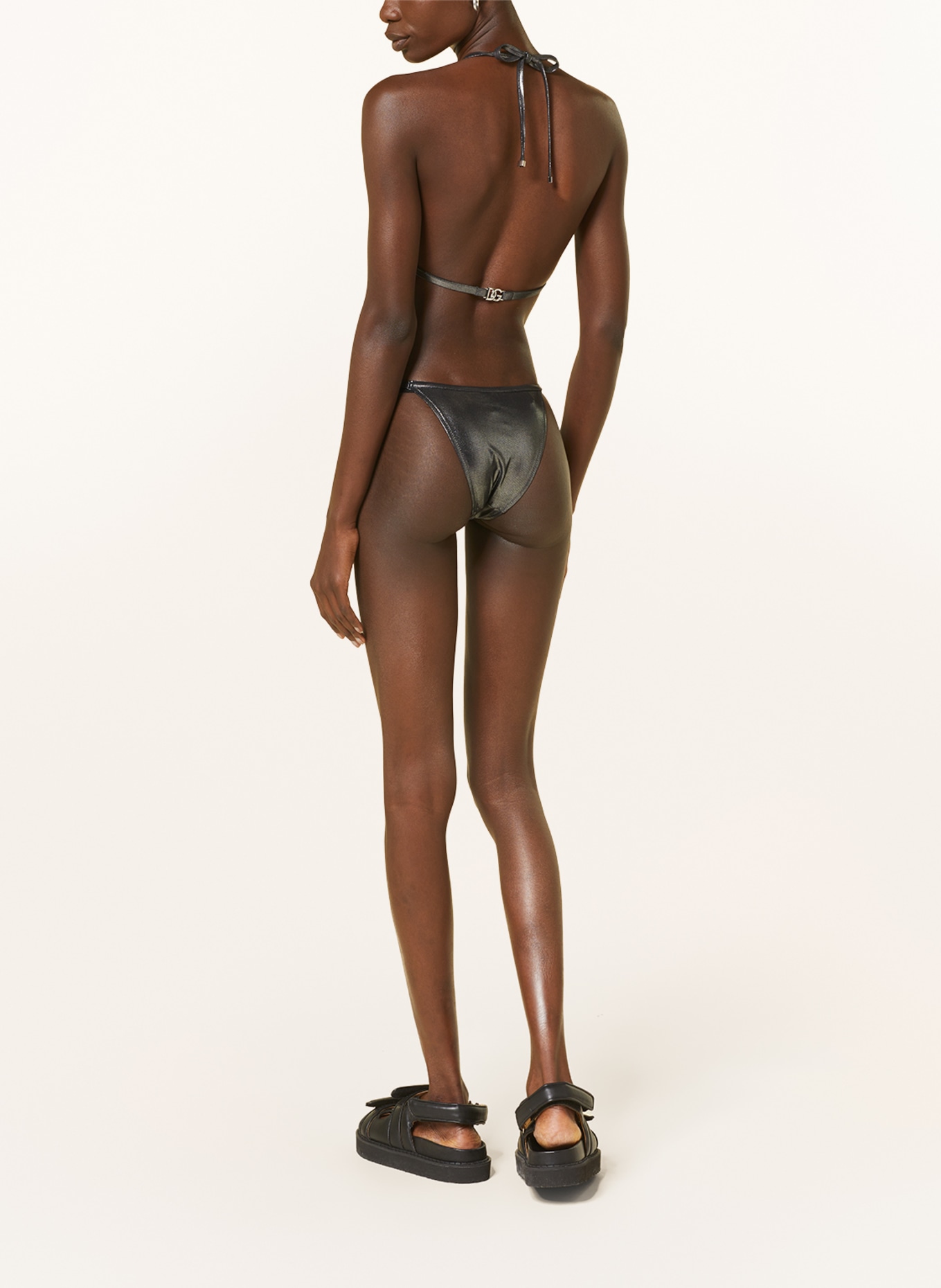 DOLCE & GABBANA Triangle bikini, Color: SILVER (Image 3)