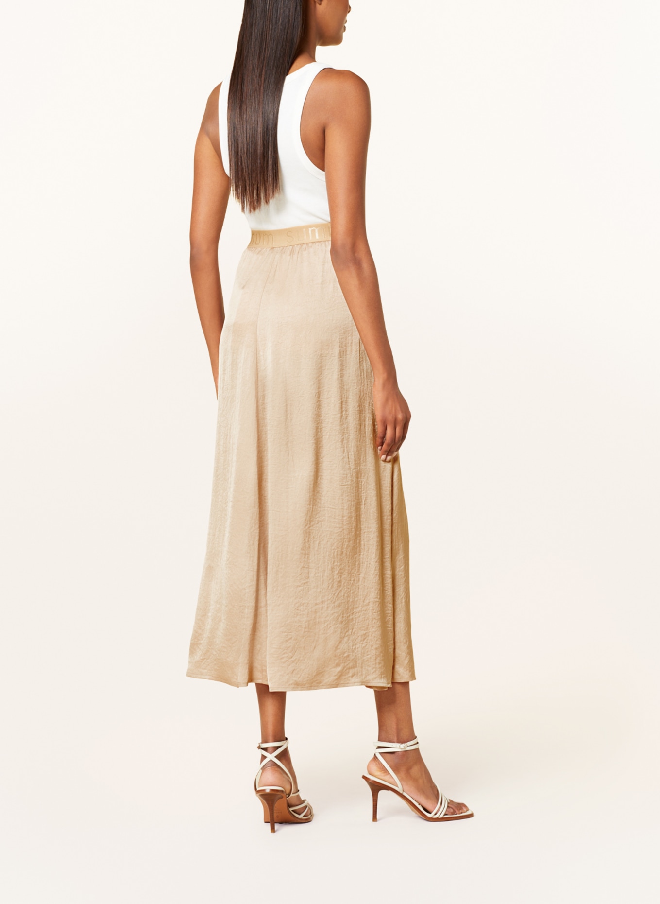 summum woman Skirt, Color: BEIGE (Image 3)