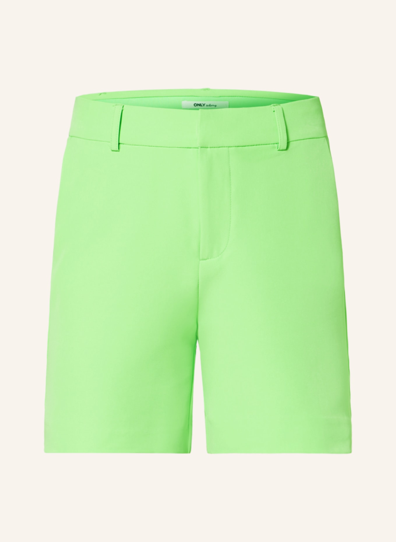 Satin shorts - Green - Women - Gina Tricot