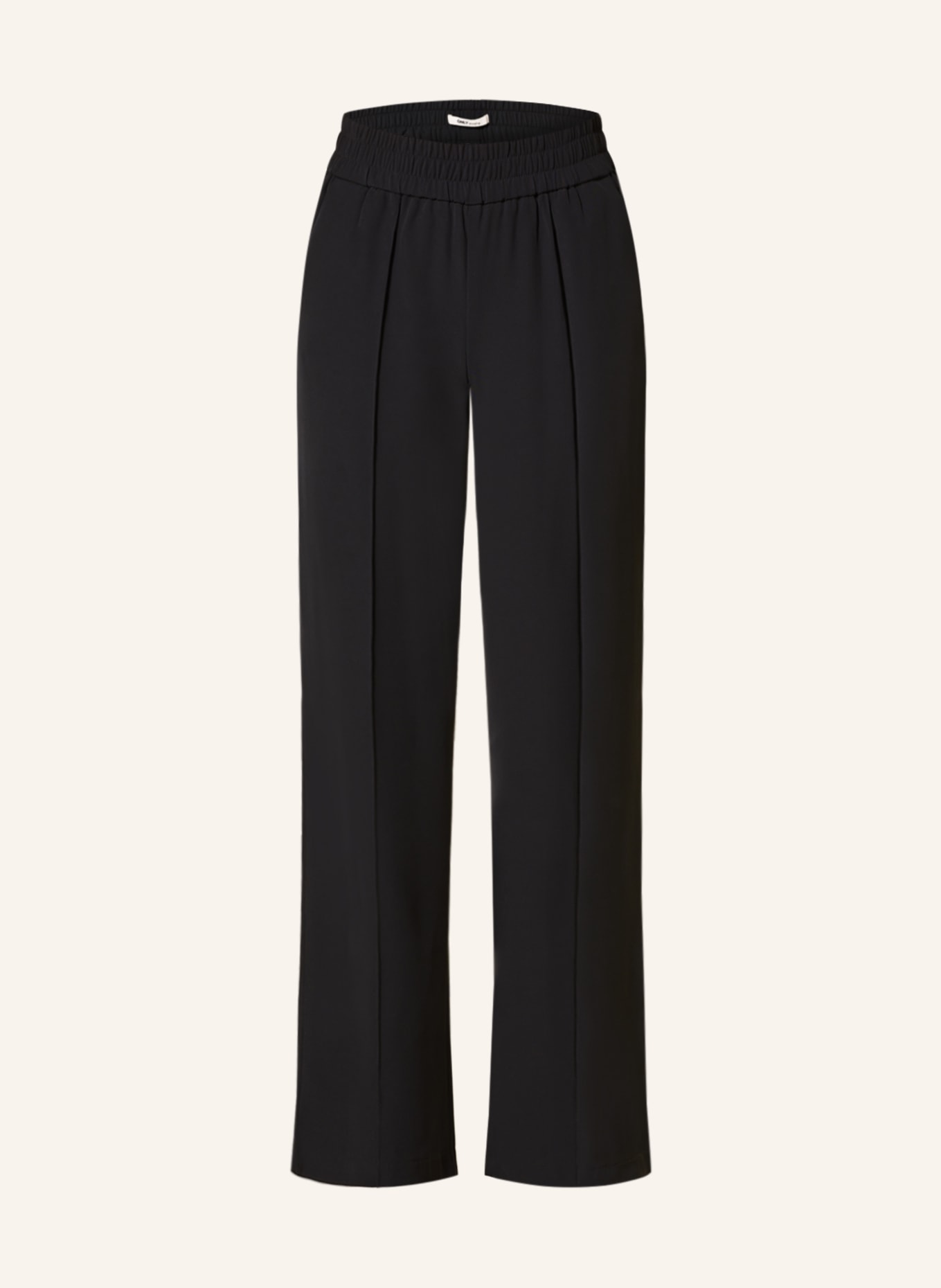 ONLY Wide leg trousers, Color: BLACK (Image 1)